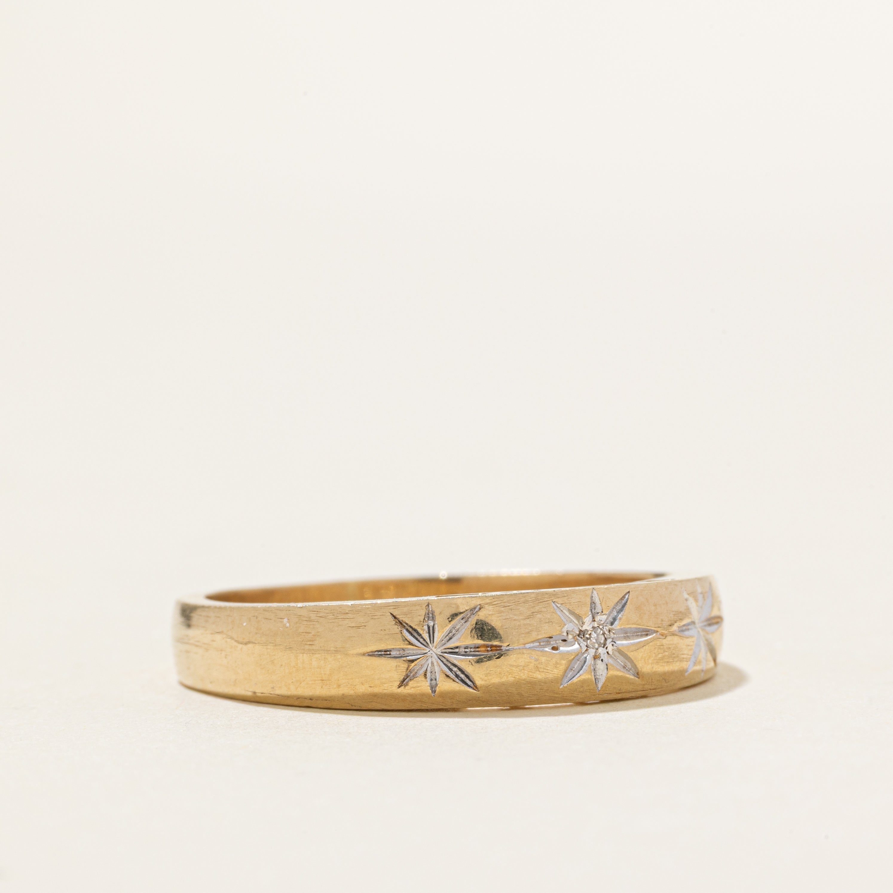 10k Star Set Diamond "I DO" Ring | SZ 11