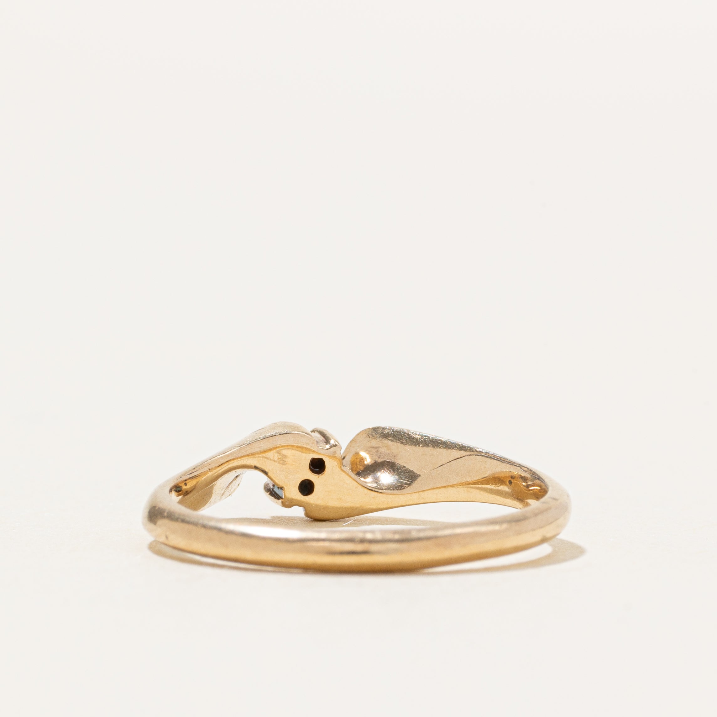 Two Stone Diamond Twisted Ring | SZ 5.75