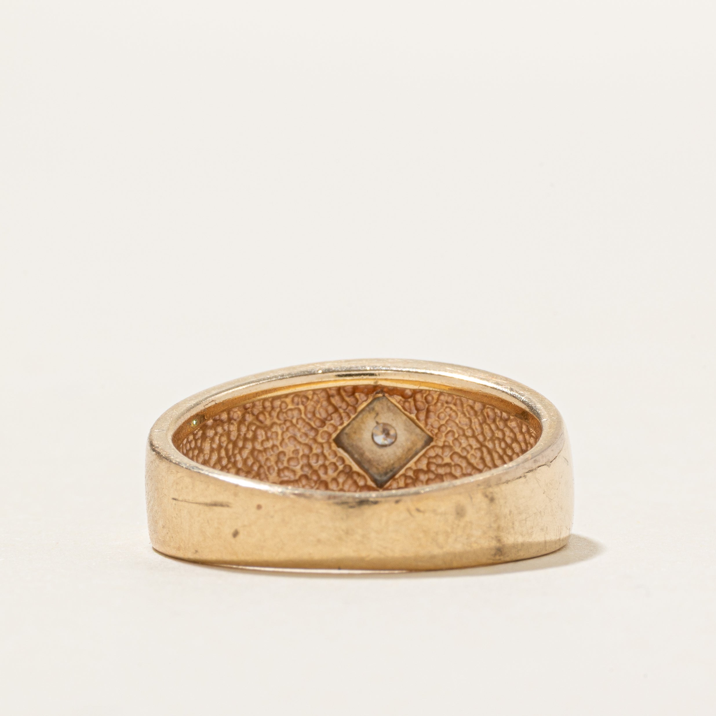 10k Star Set Diamond Geometric Ring | SZ 5.75