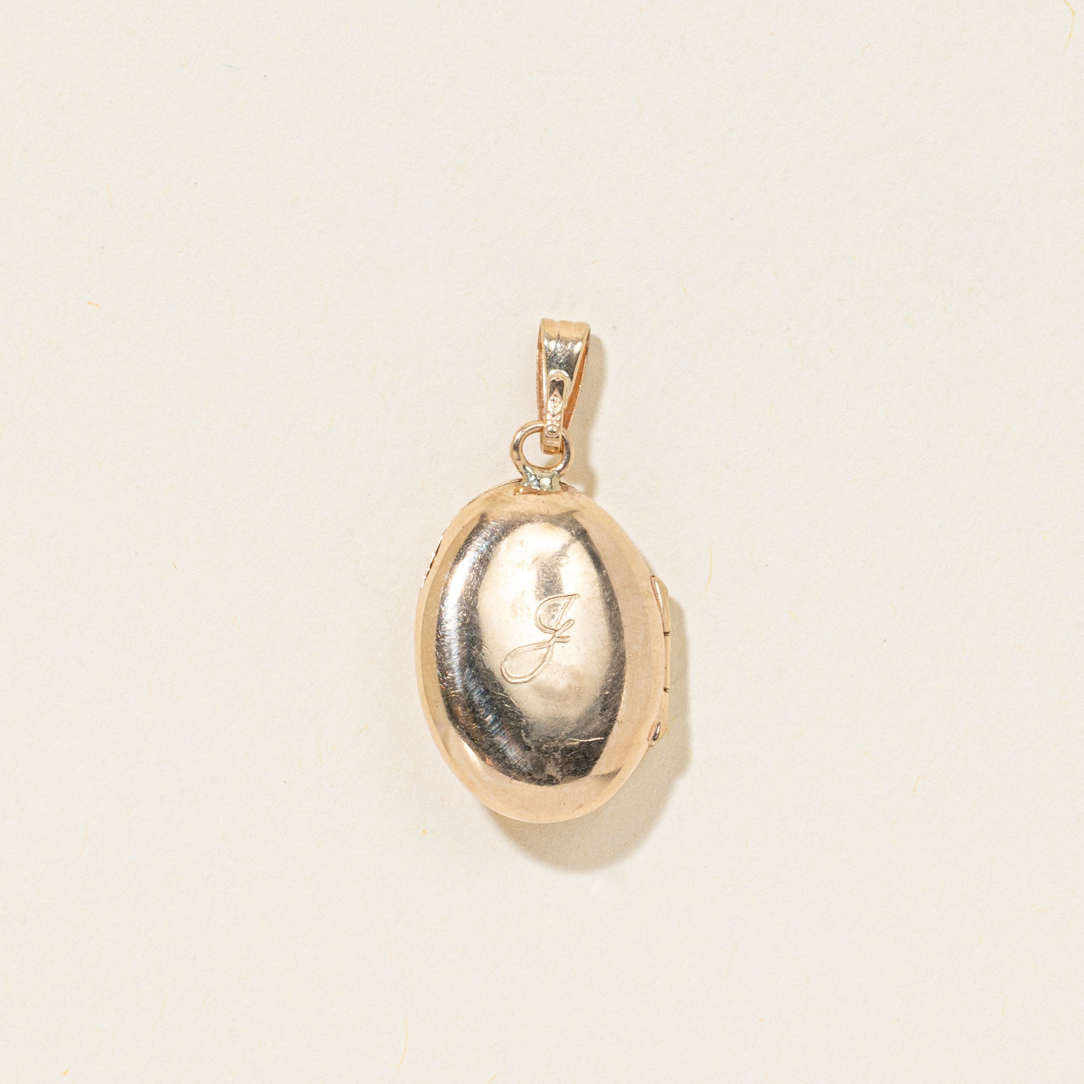 10k Diamond Oval Locket