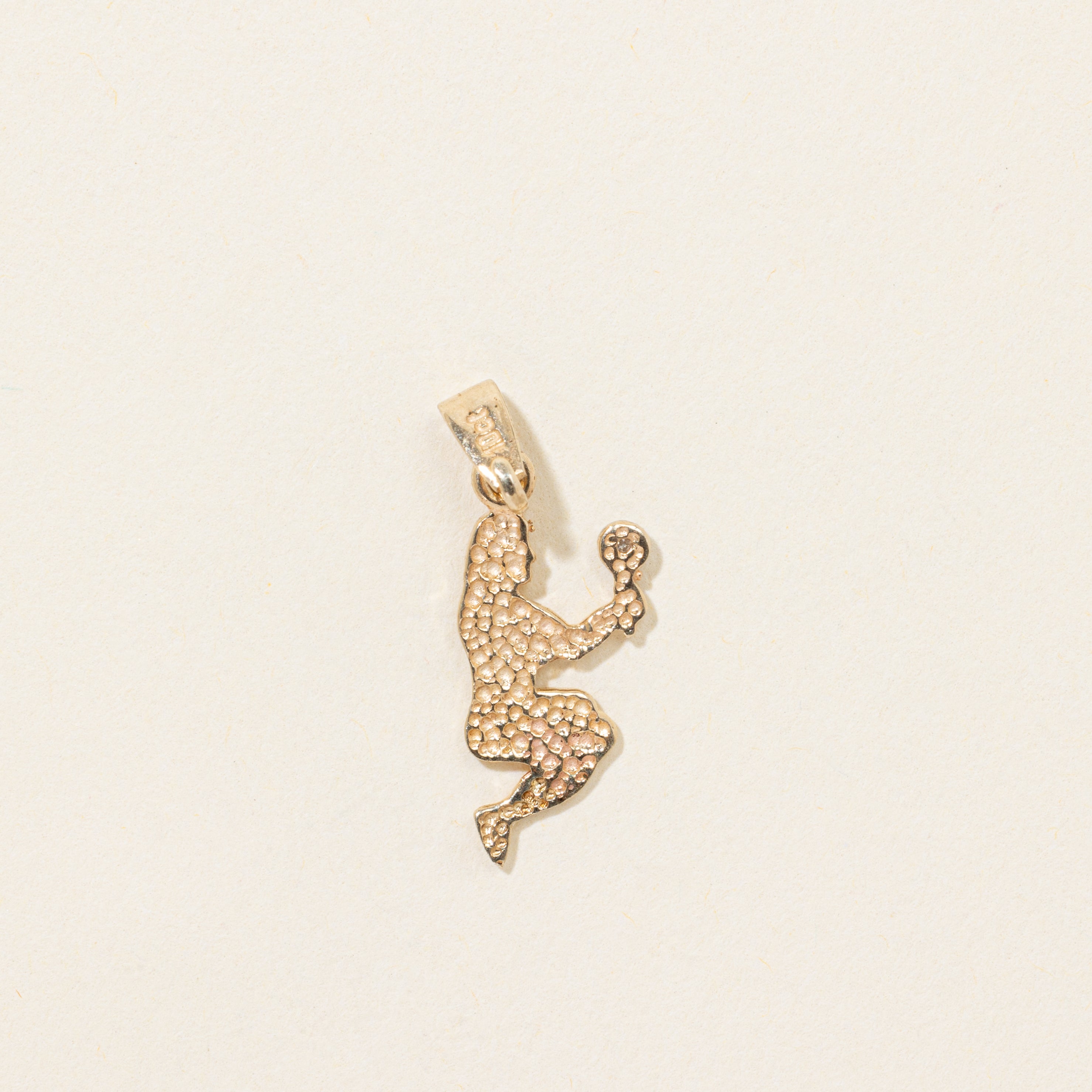 10k Diamond Virgo Zodiac Pendant