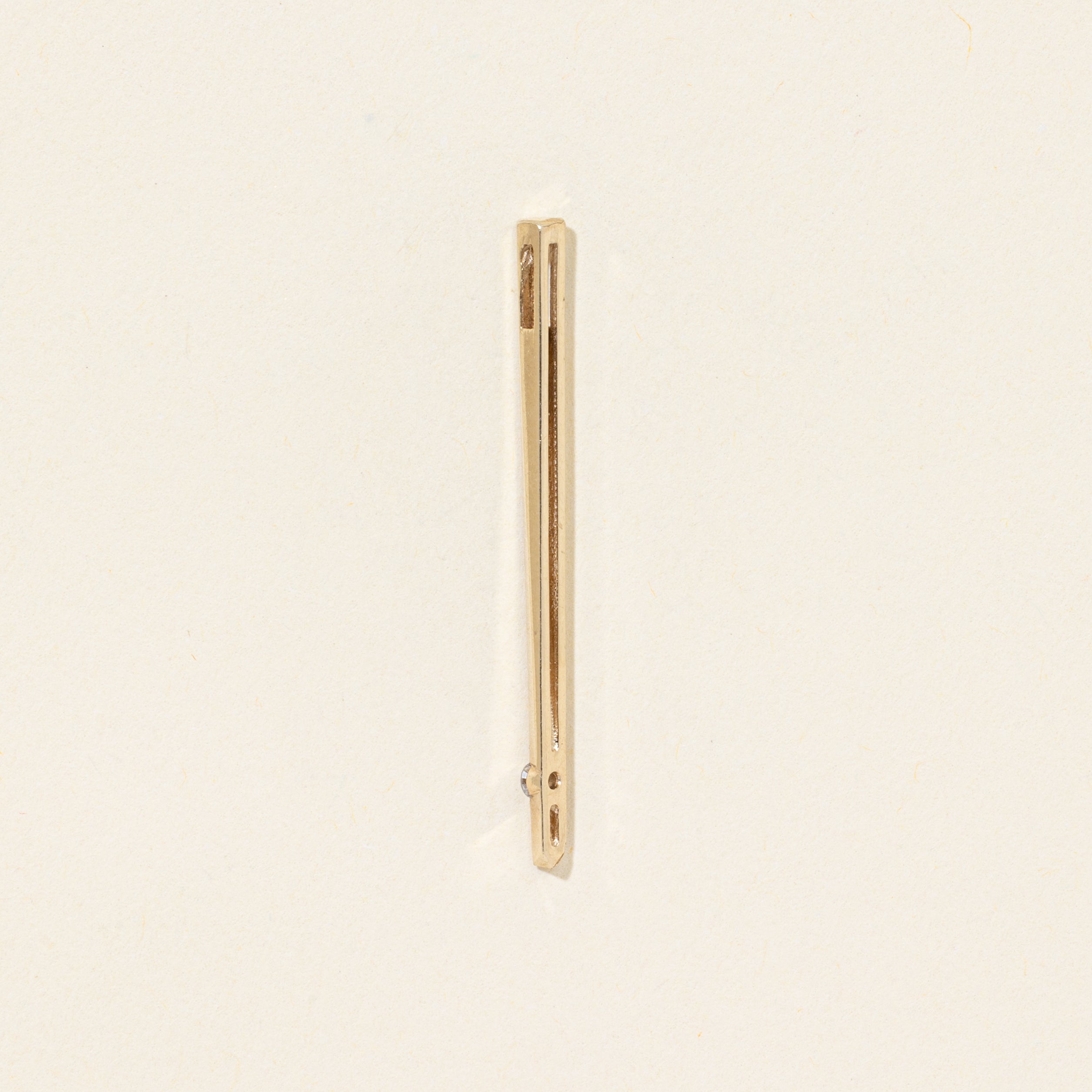 10k Diamond Stick Pendant