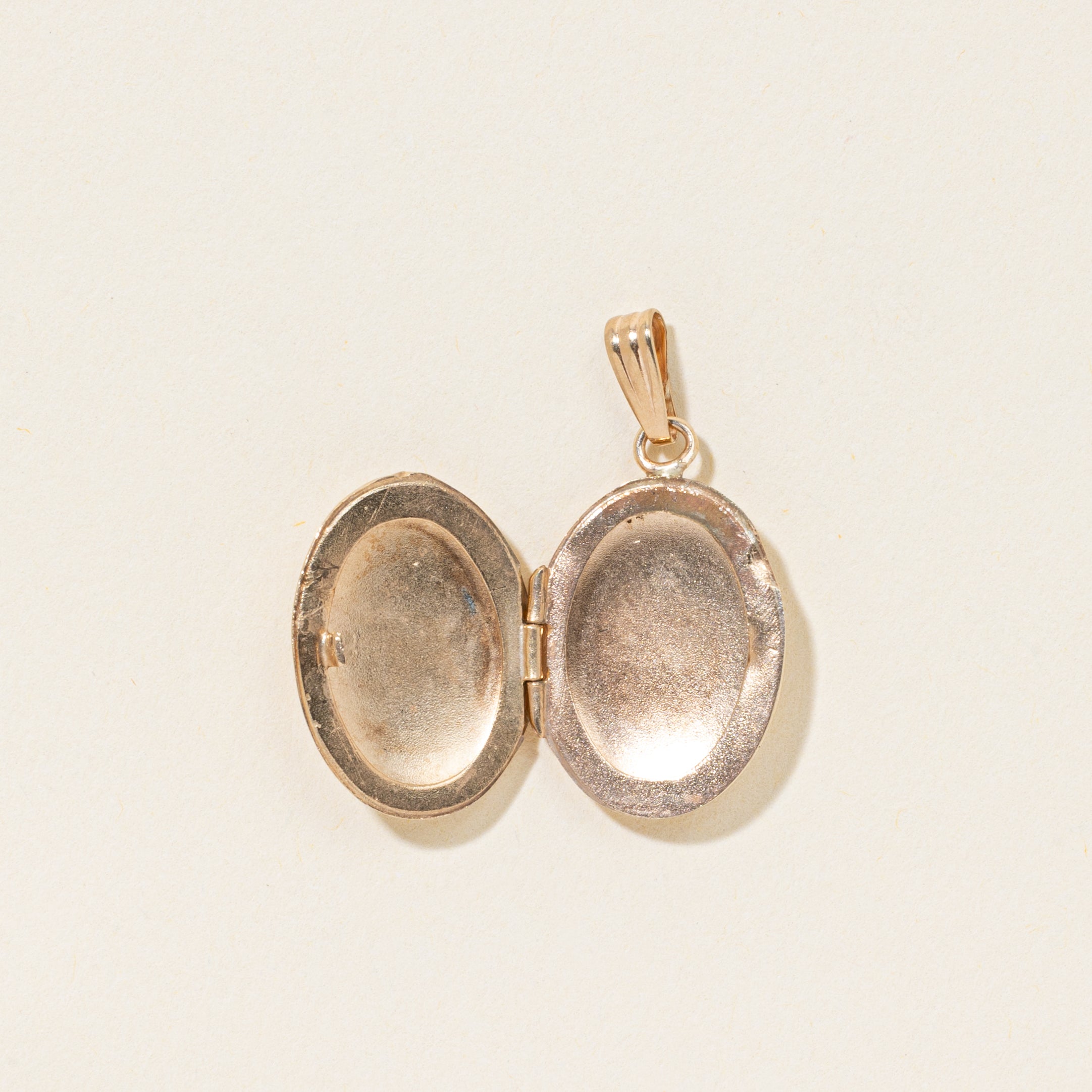 10k Diamond Oval Locket