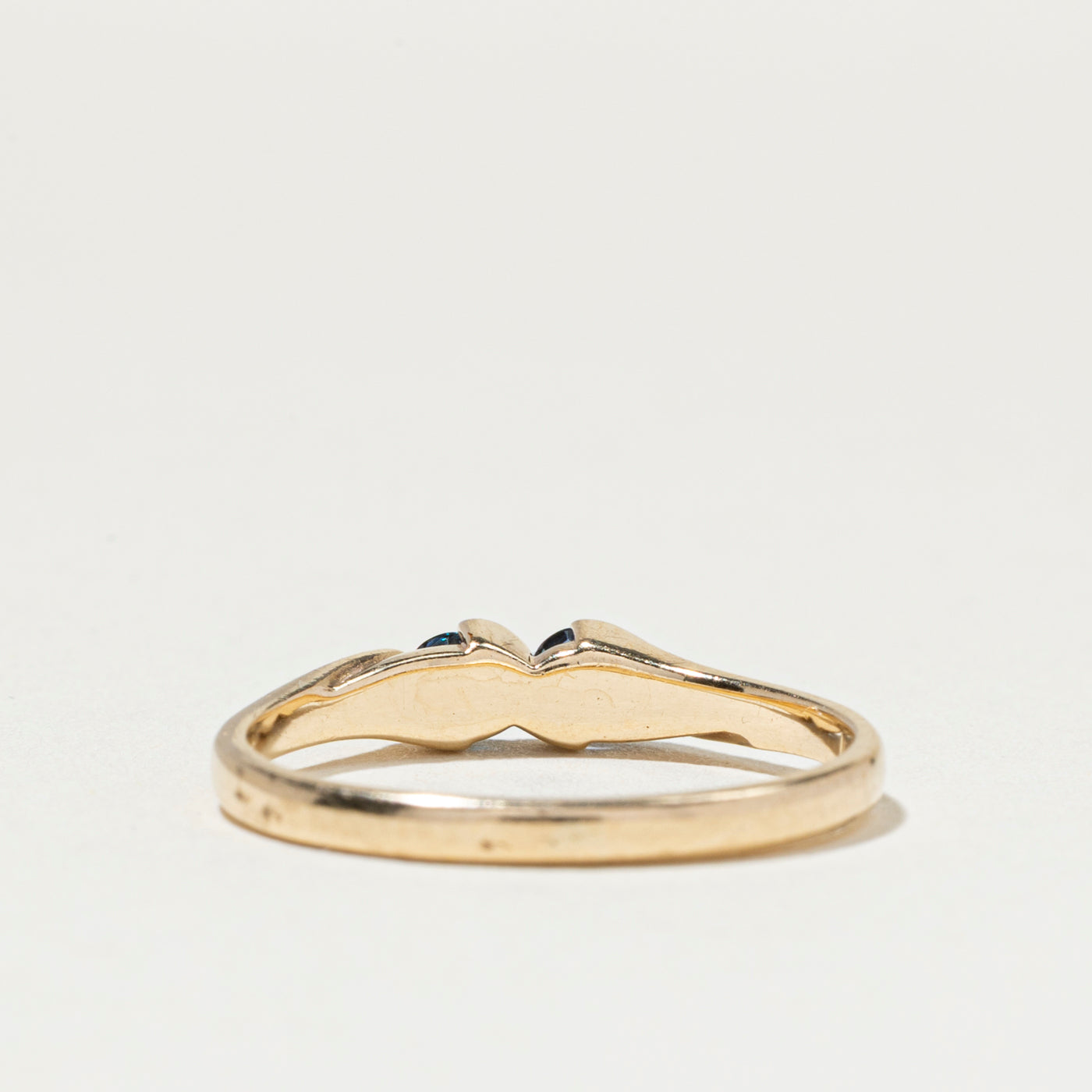 Canadian Two Stone Sapphire Ring | SZ 5