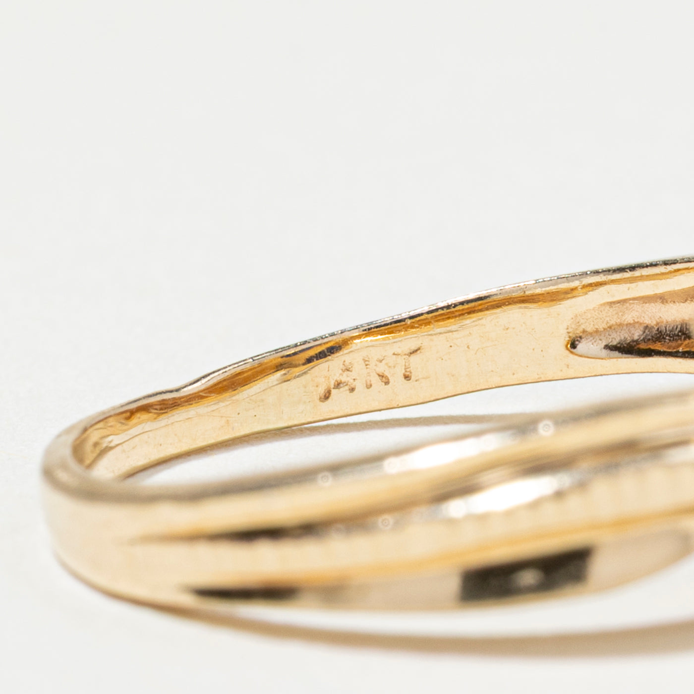 Two Stone Sapphire Bypass Ring | SZ 5.75