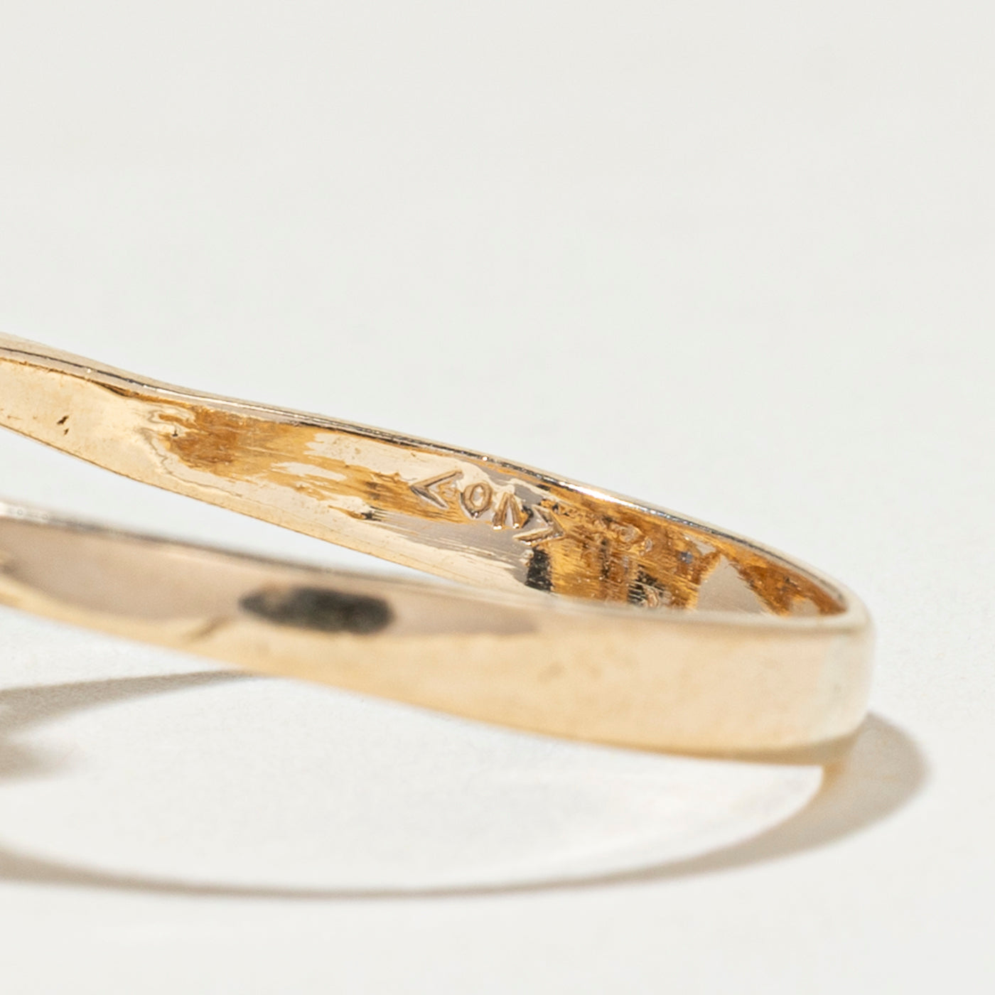 Scattered Synthetic Sapphire Openwork Floral Ring | SZ 7