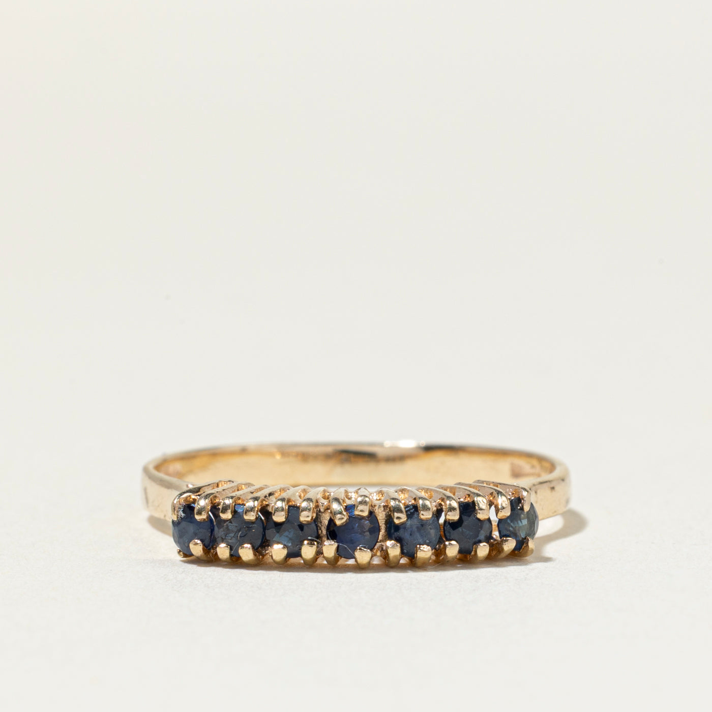 Bague en saphir sept pierres | Taille 7