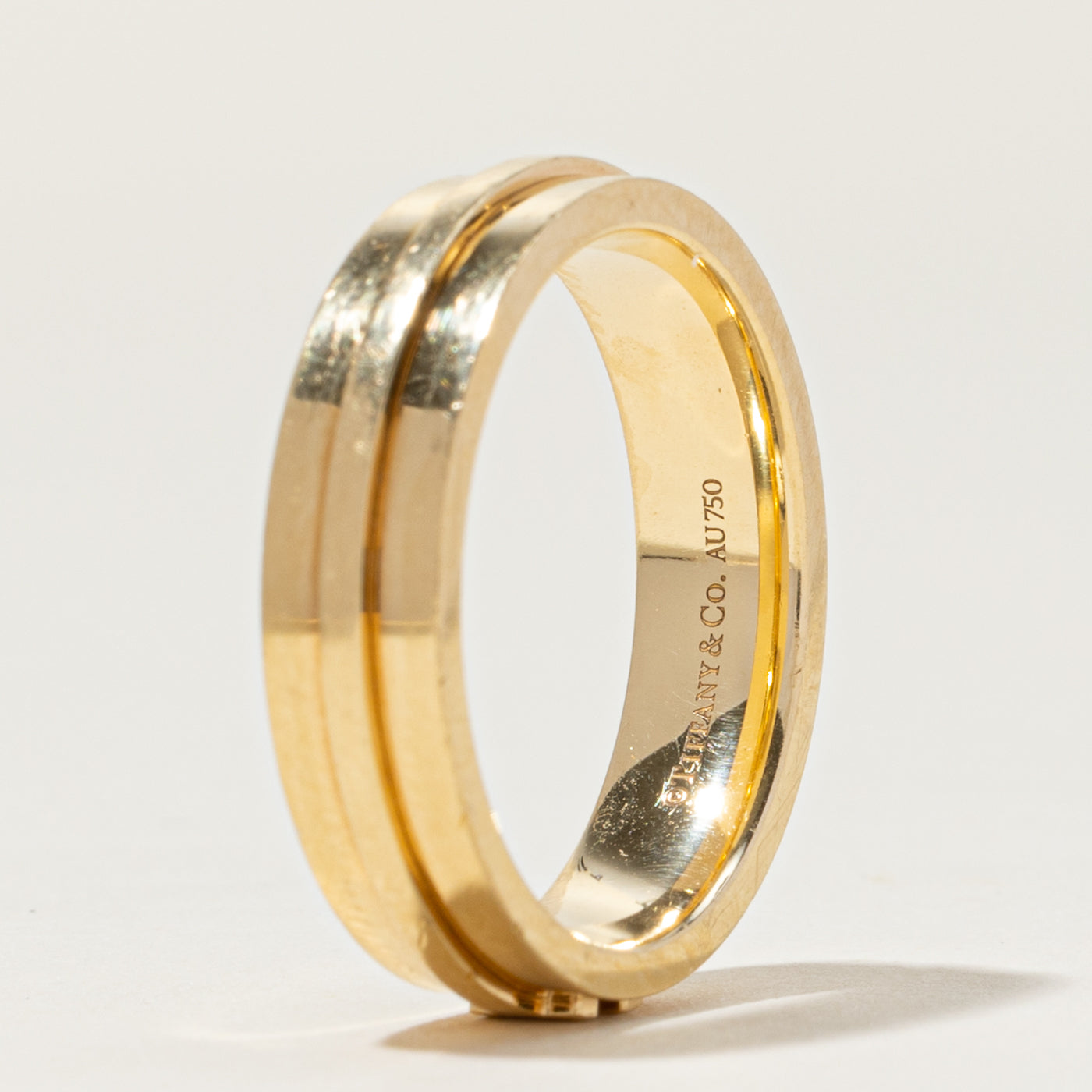 Bague large Tiffany T de Tiffany & Co. | 5,5 mm | Taille 9,25