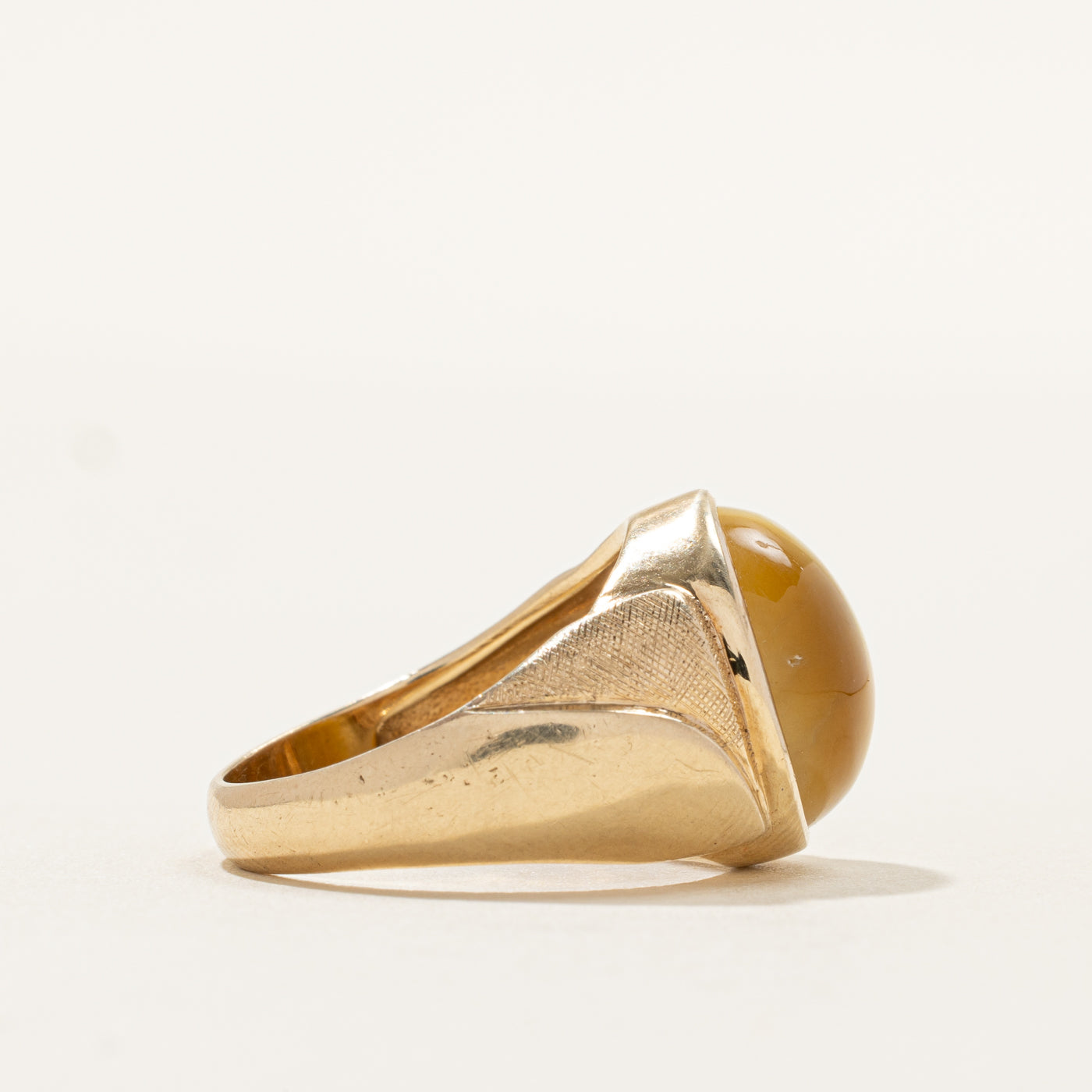 Cabochon Cat's Eye Cocktail Ring | SZ 8