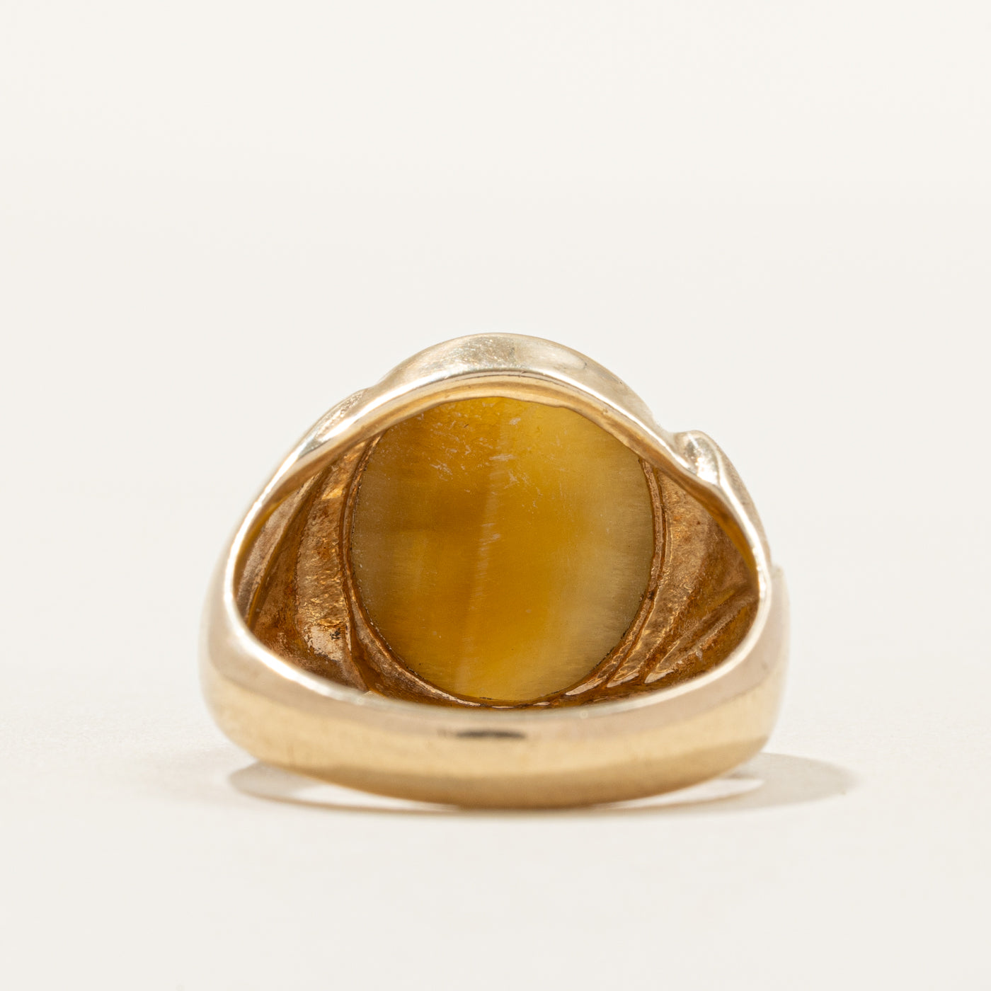 Cabochon Cat's Eye Cocktail Ring | SZ 8