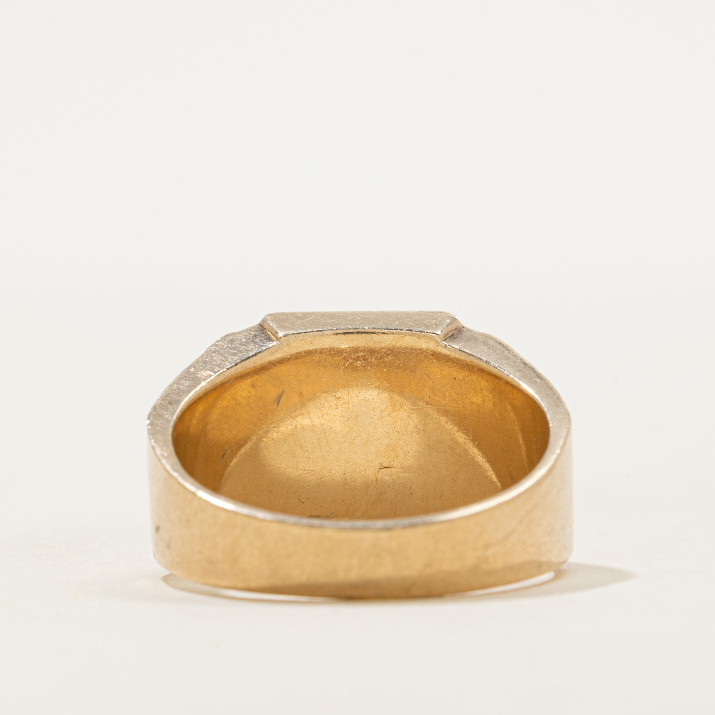 Synthetic Sapphire Free Masons Ring | SZ 10.5