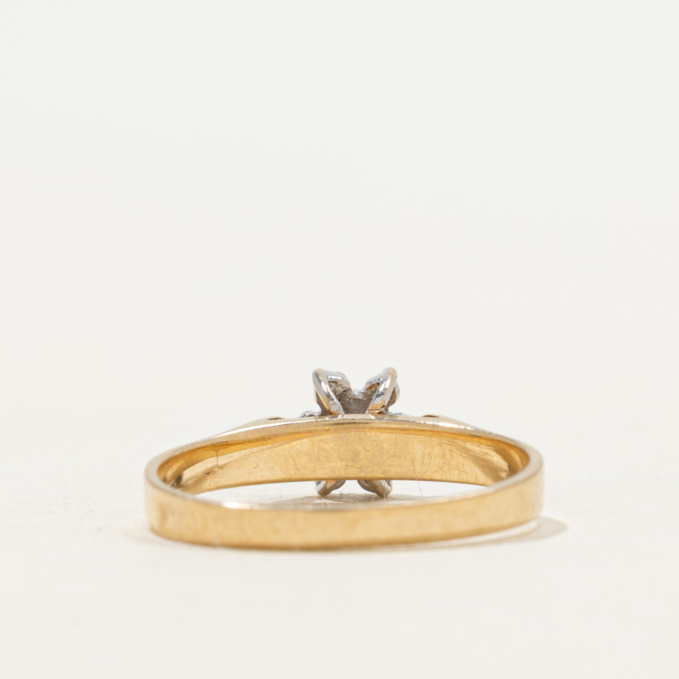 Emerald & Diamond Petal Ring | SZ 5