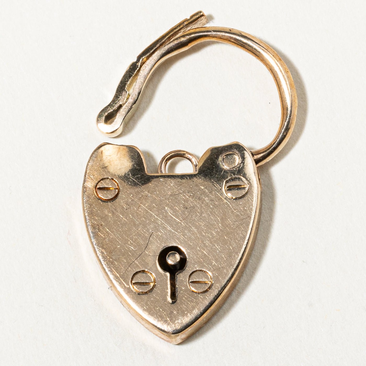 9k Yellow Gold Padlock Charm