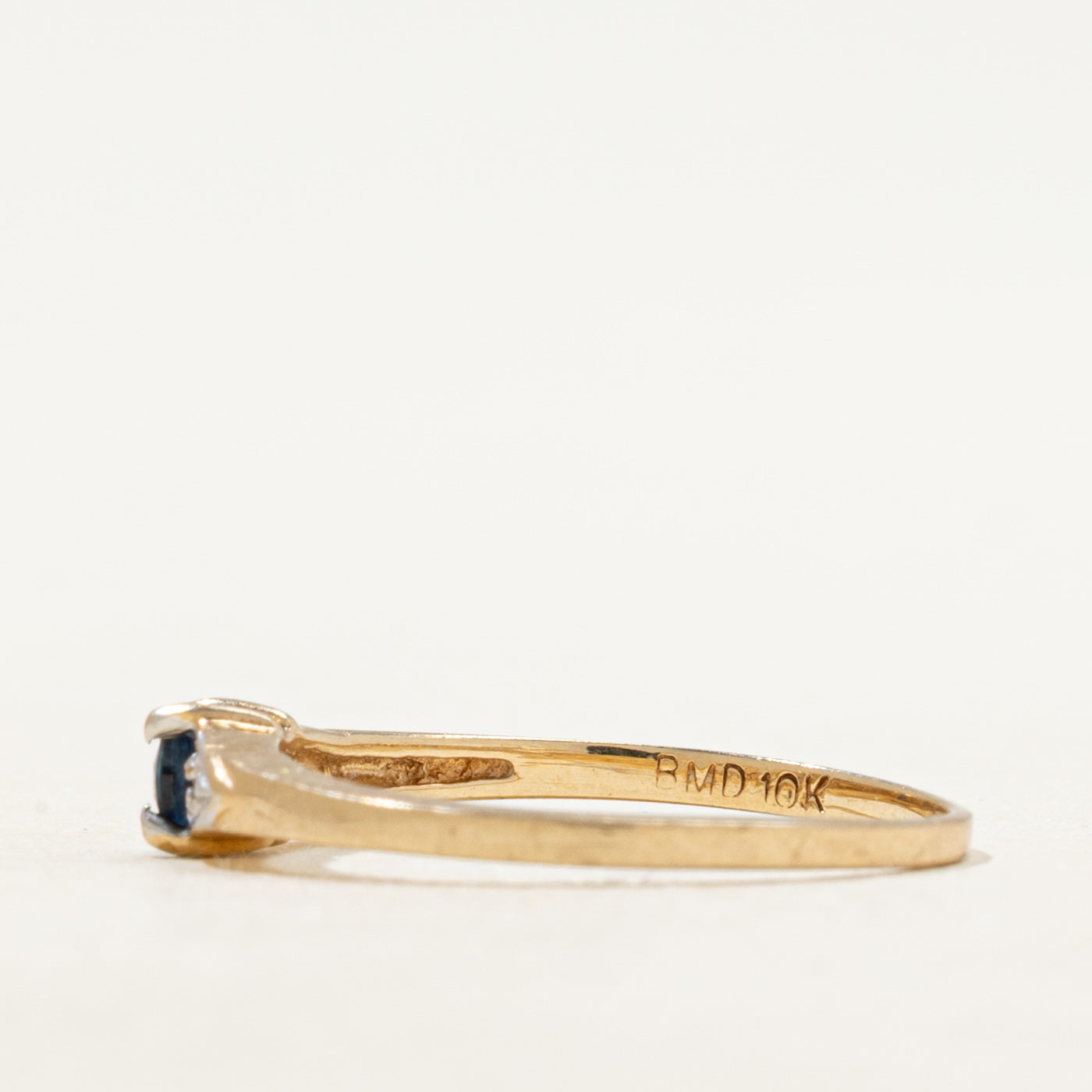 Sapphire & Diamond Petite Ring | SZ 5.5
