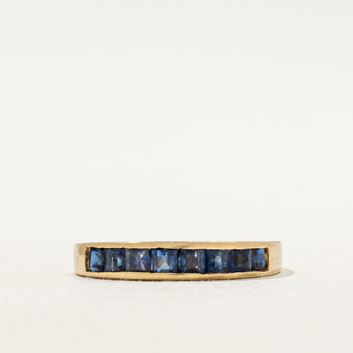 Semi Eternity Sapphire Band | SZ 6.5