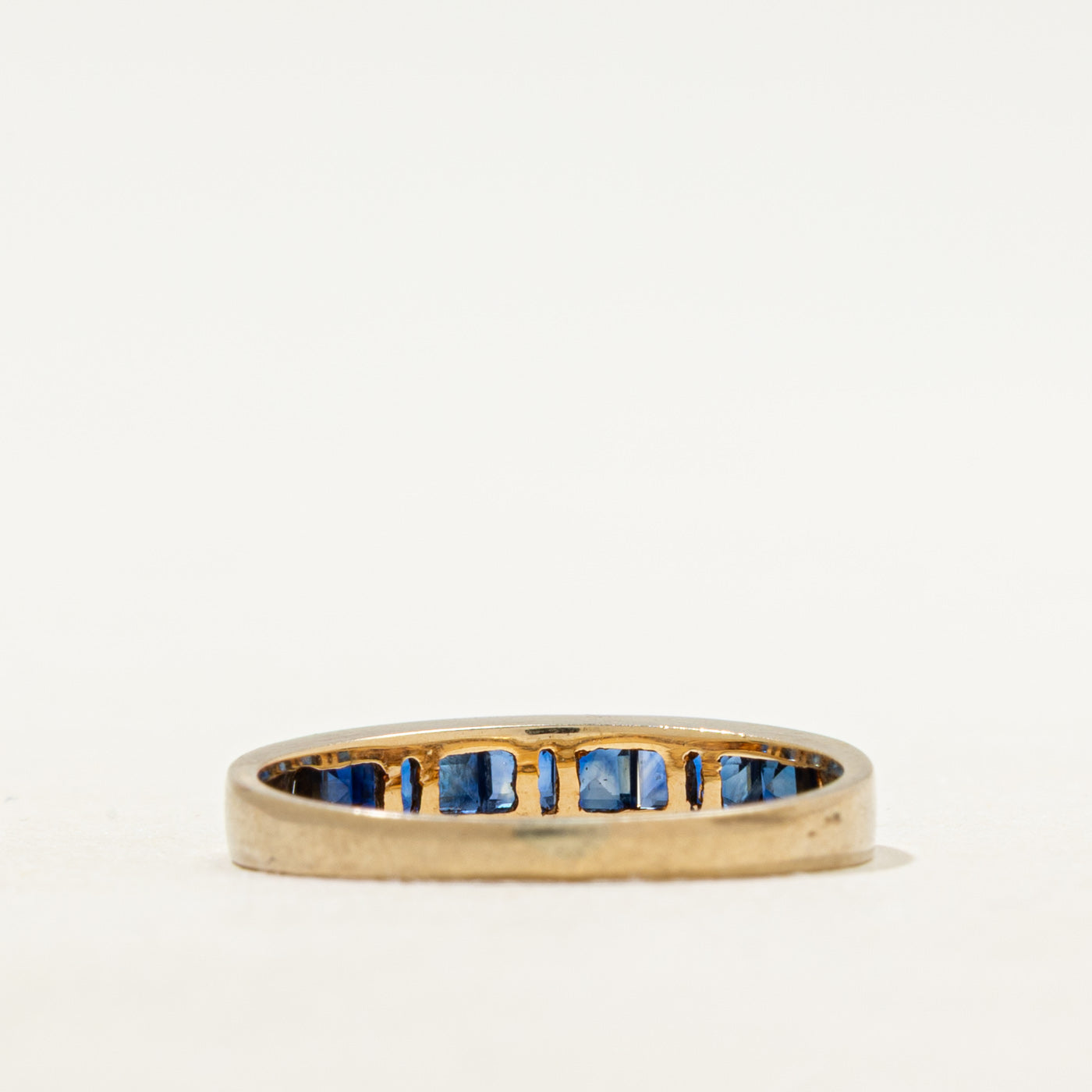 Semi Eternity Sapphire Band | SZ 6.5