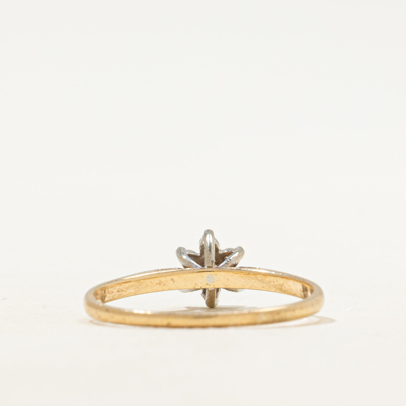 Sapphire & Diamond Petal Petite Ring | SZ 5.75