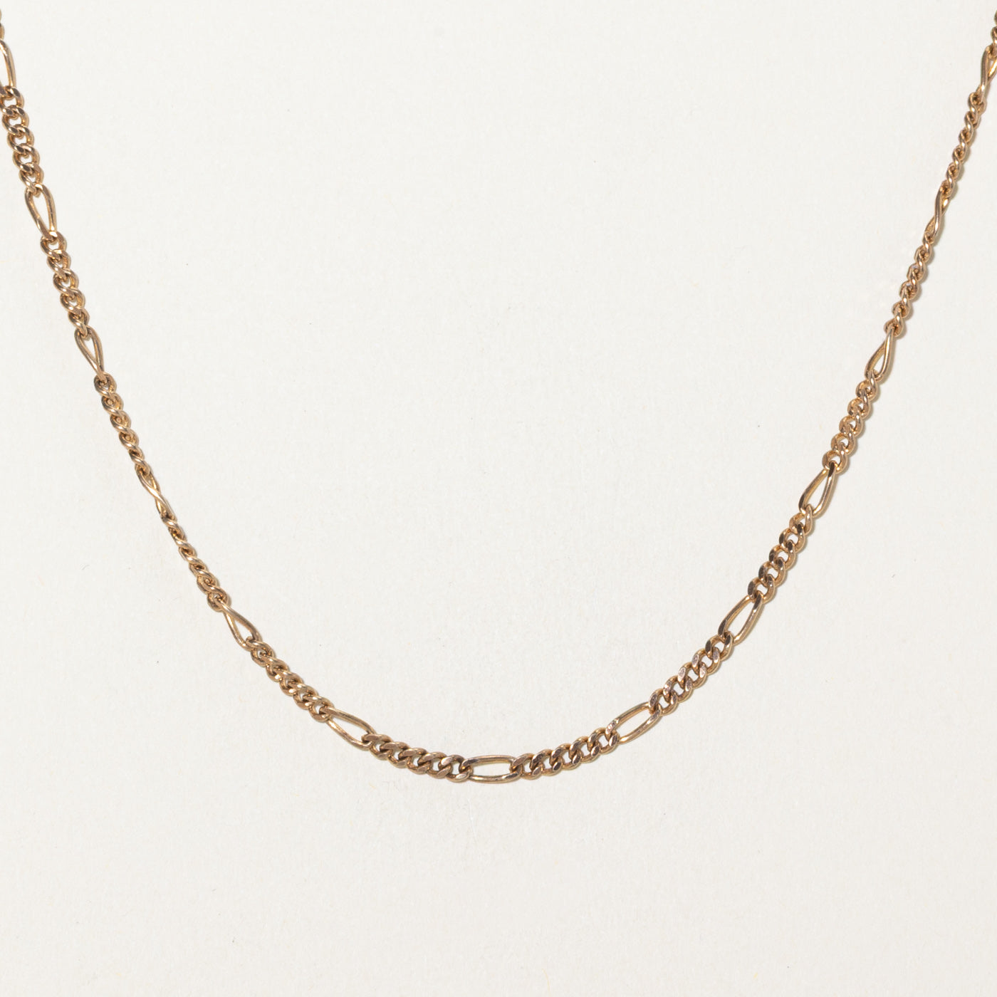 1985 Birmingham 9k Yellow Gold Figaro Chain | 20"
