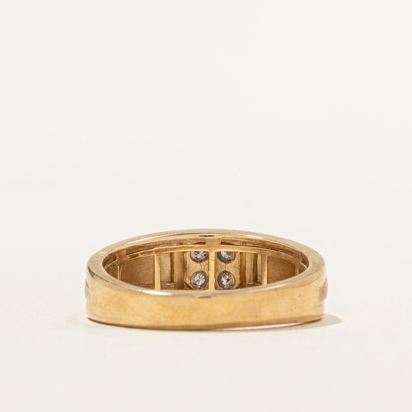 10k Diamond Square Cluster Ring | 0.04ctw | SZ 11.25