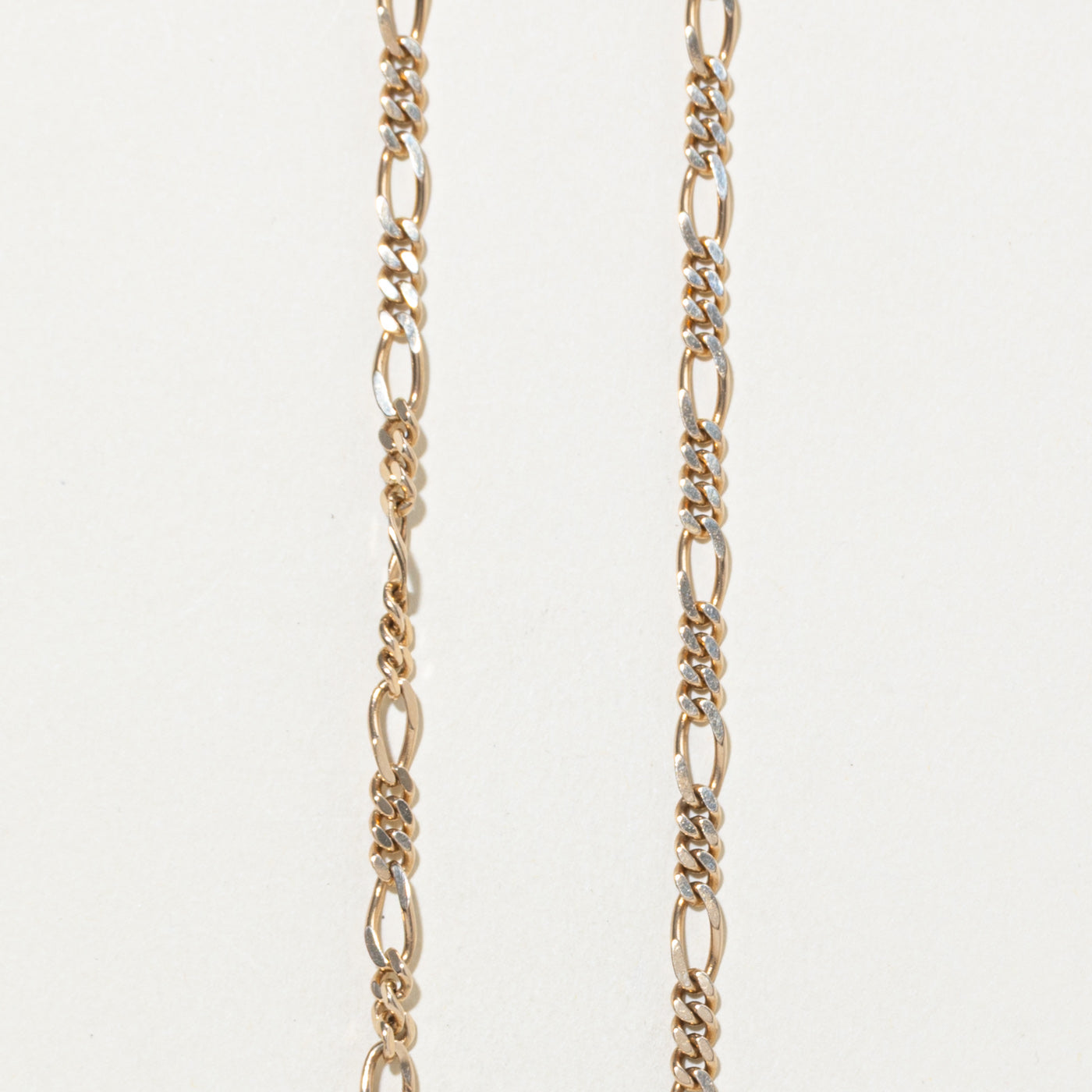 10k Yellow Gold Figaro Chain | 4.05mm | 18"