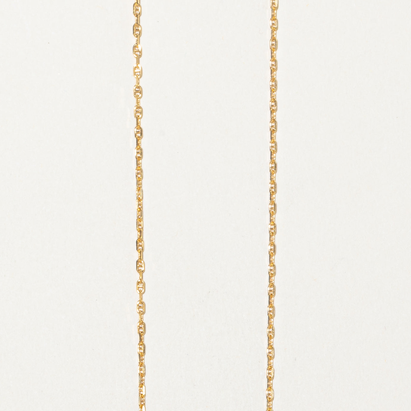 10k Yellow Gold Anchor Chain | 18"