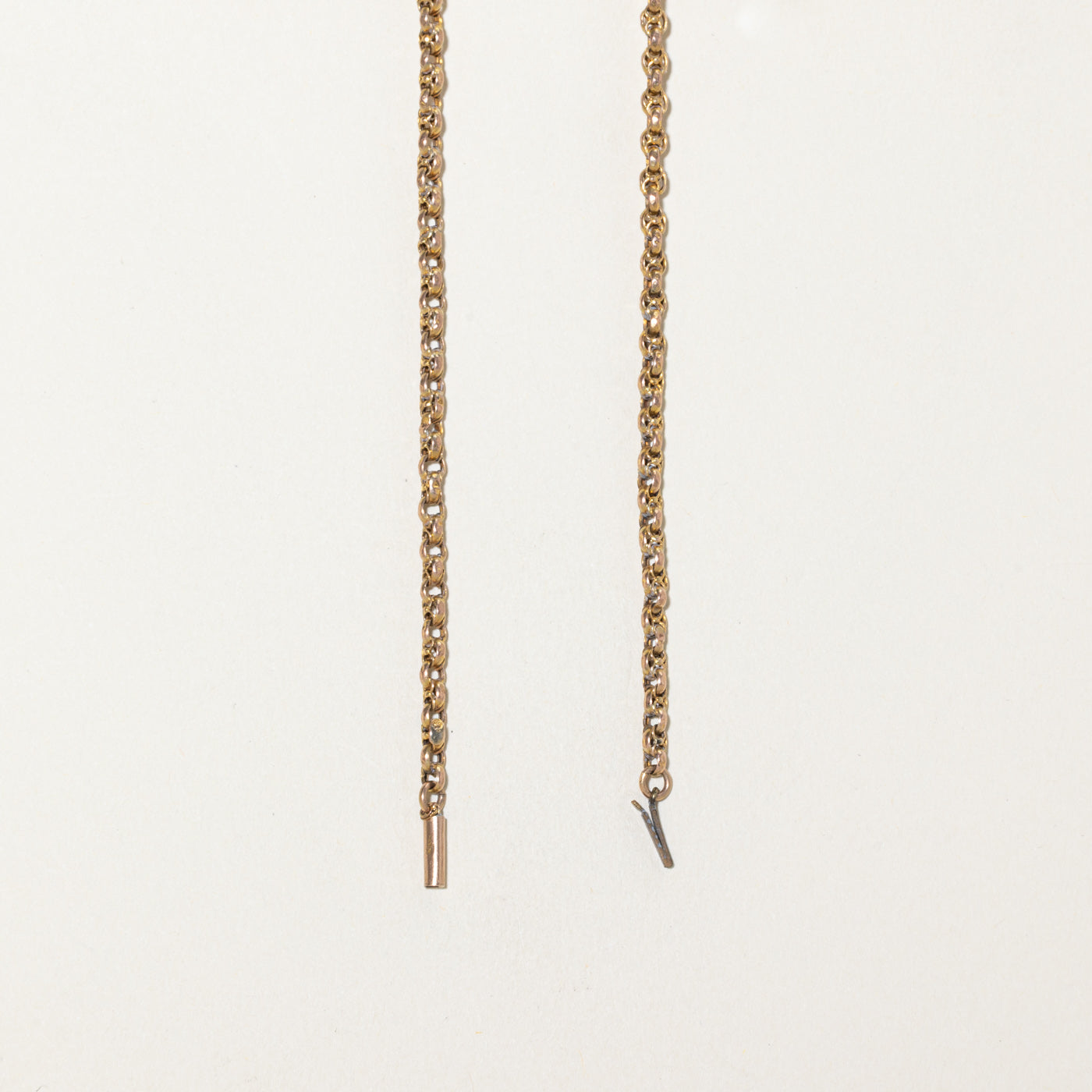 10k Yellow Gold Rolo Link Chain | 19"