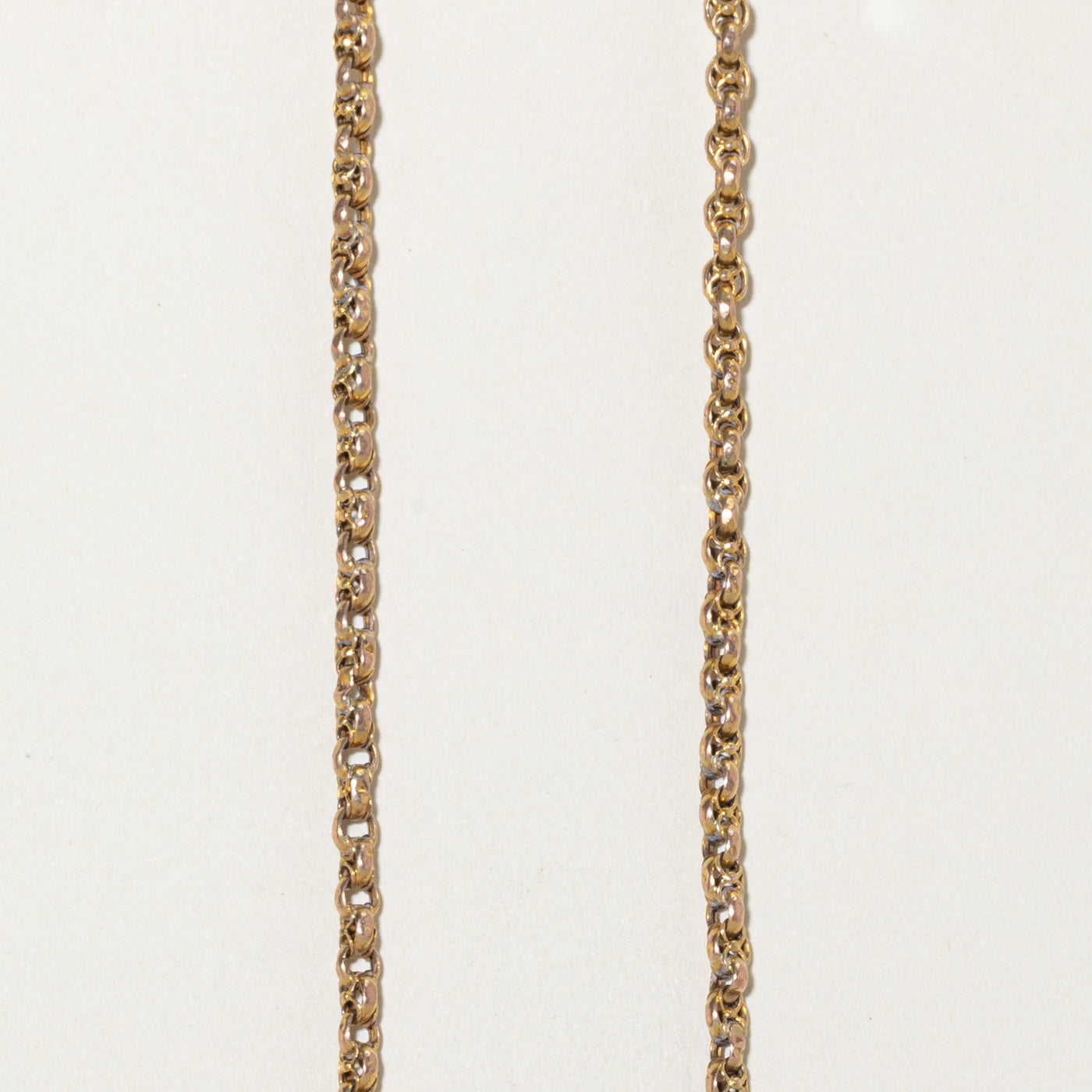 10k Yellow Gold Rolo Link Chain | 19"