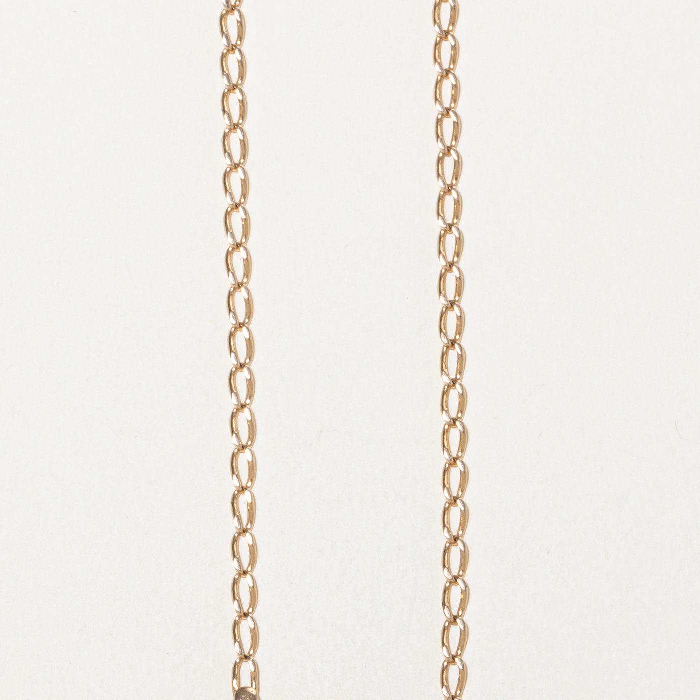 10k Yellow Gold Curb Link Chain | 28"