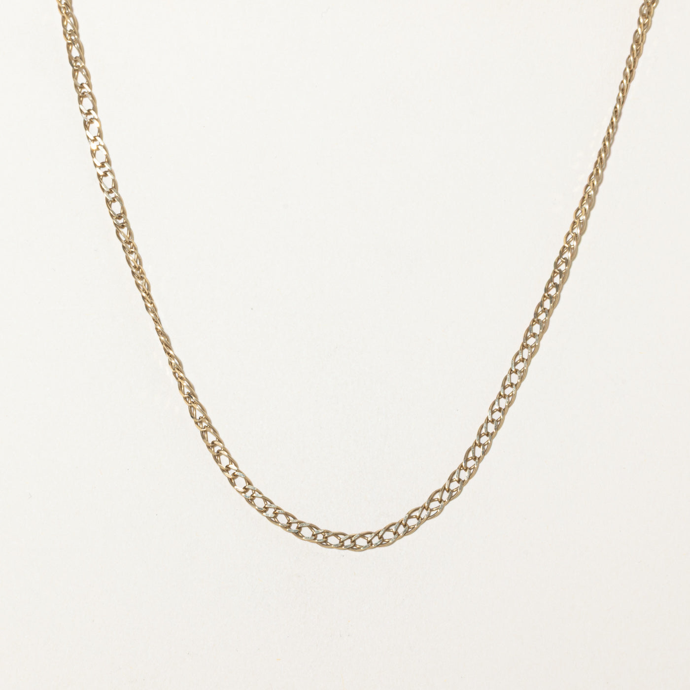 10k Yellow Gold Gold Double Link Chain | 22"