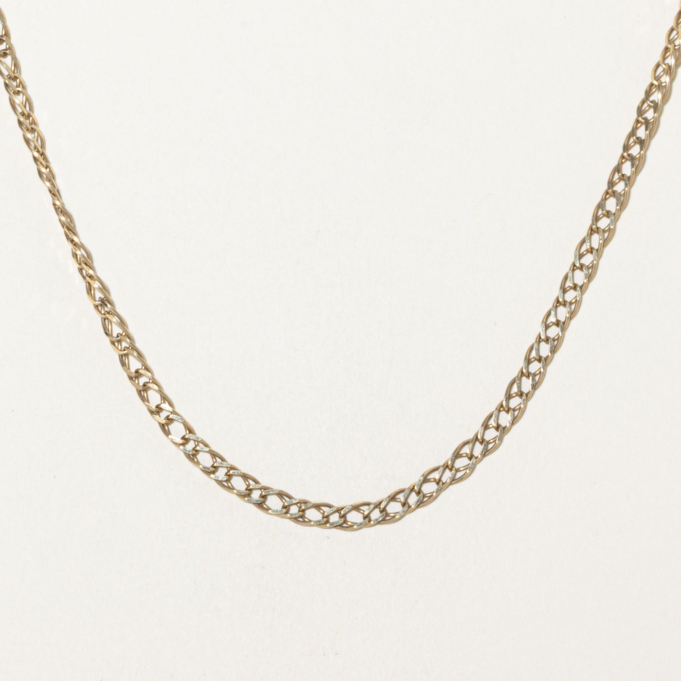10k Yellow Gold Gold Double Link Chain | 22"