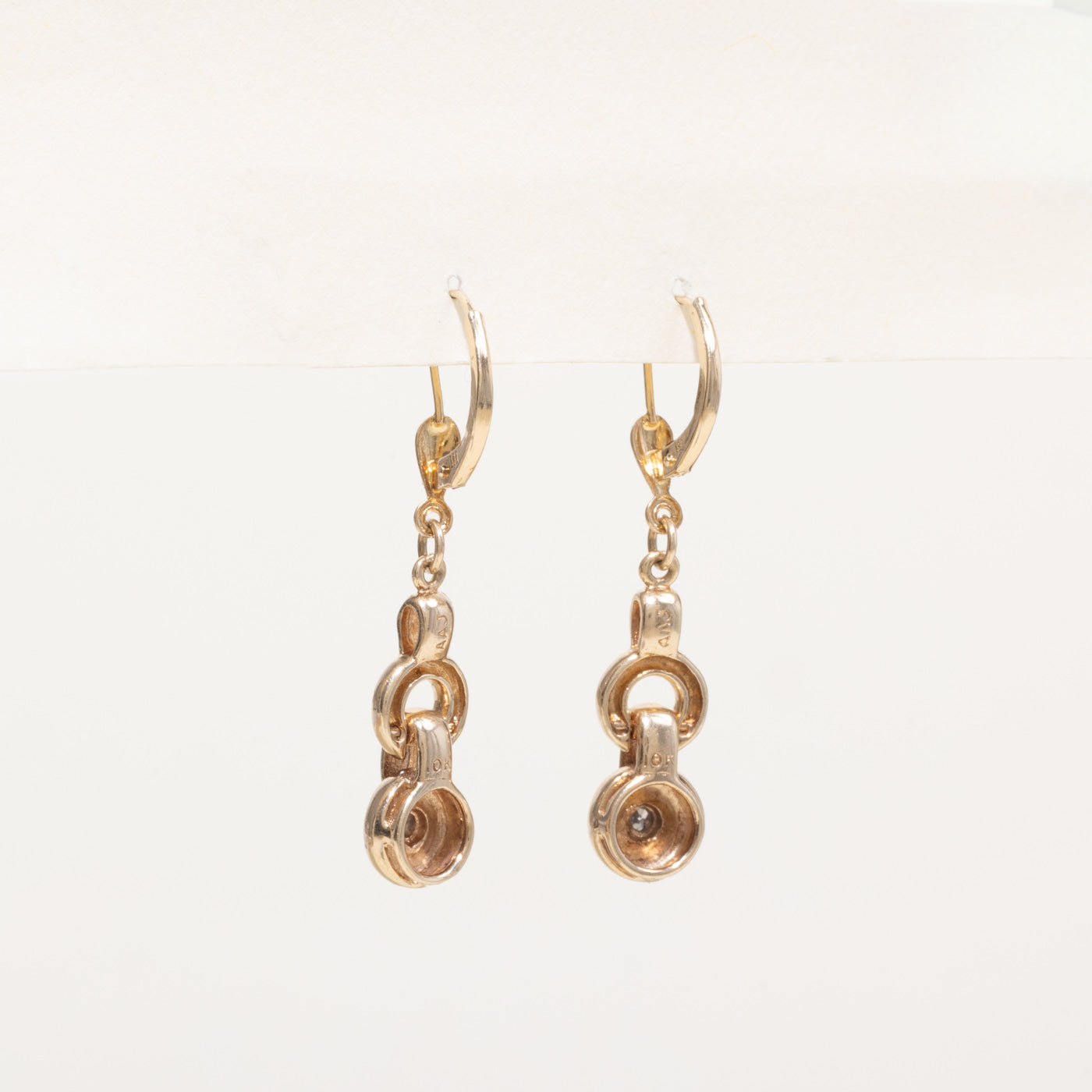 ***Boucles d'oreilles en or 14 carats 4293-33