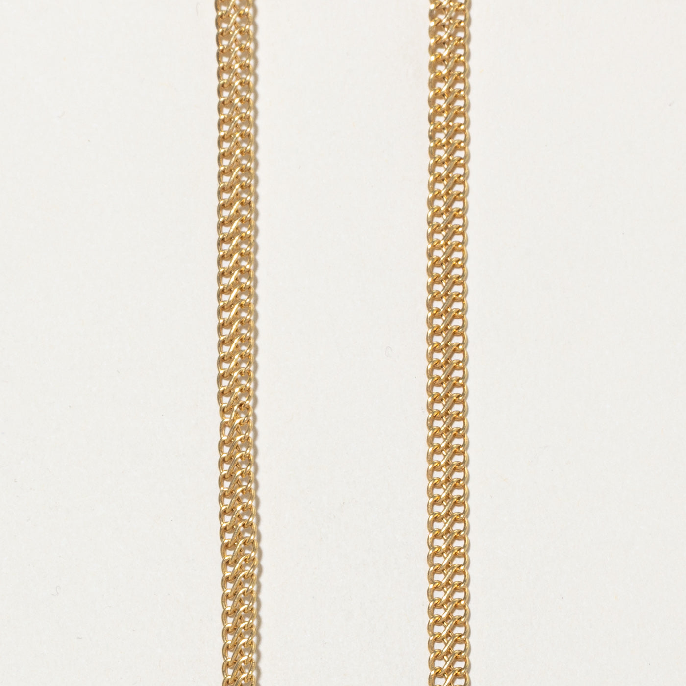 14k Yellow Gold Double Link Chain | 17"