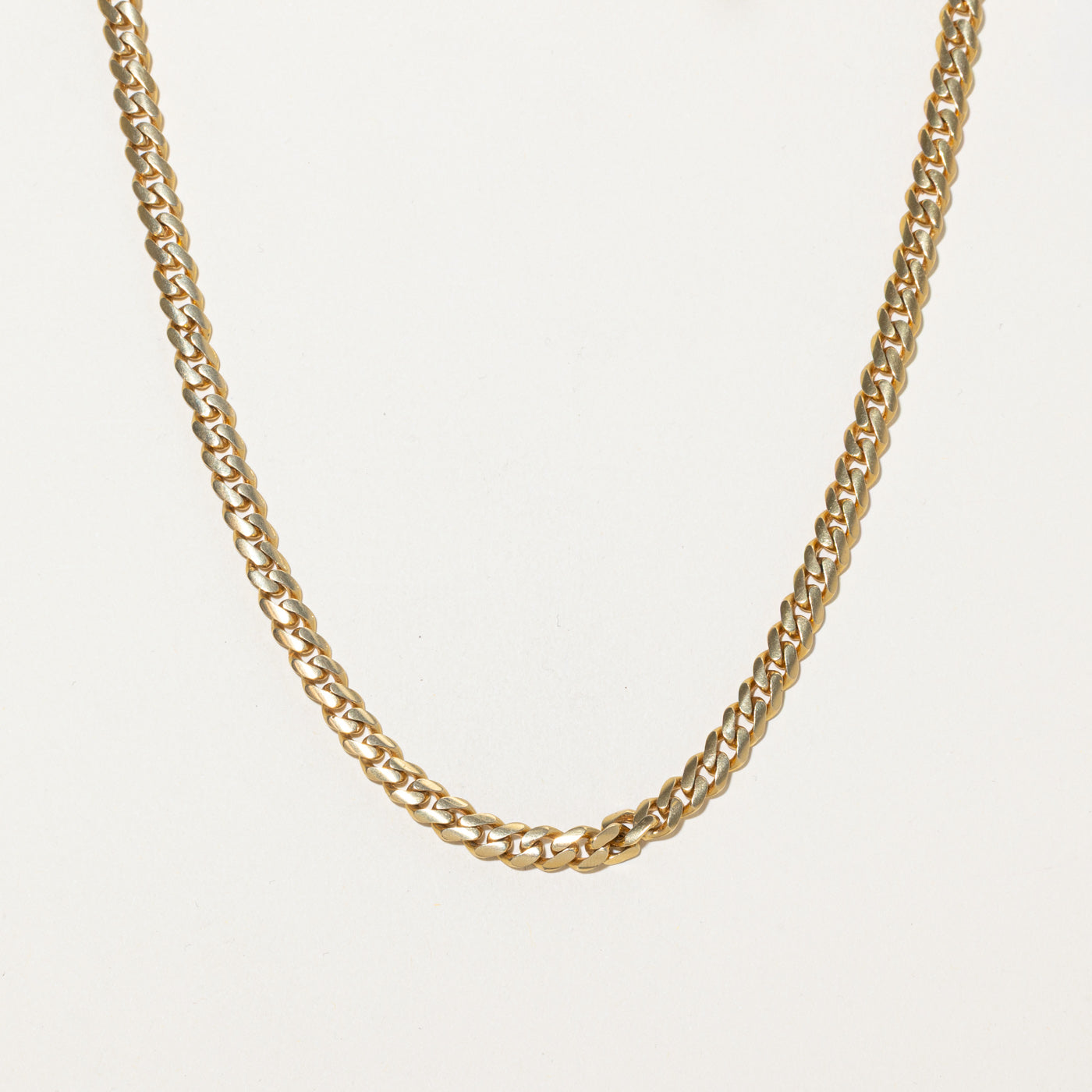 14k Yellow Gold Cuban Link Chain | 20.5"