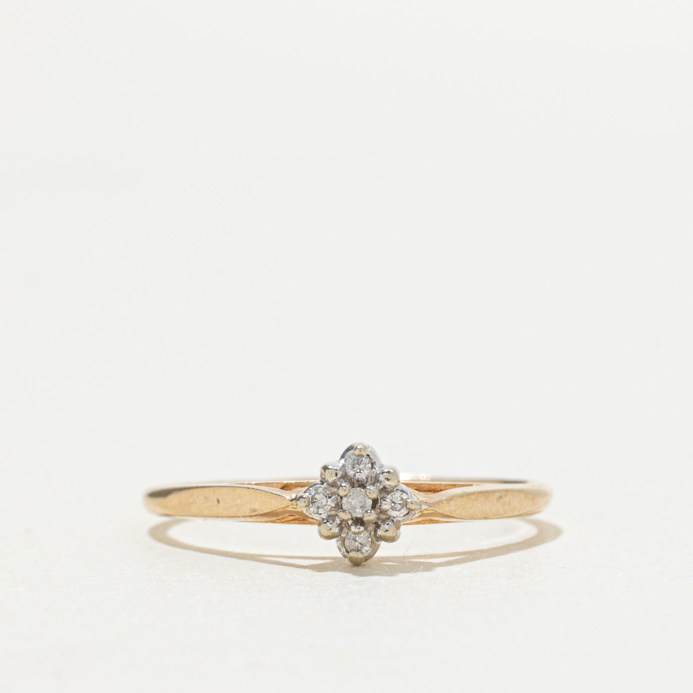 10k Diamond Petal Cluster Ring | SZ 6.25