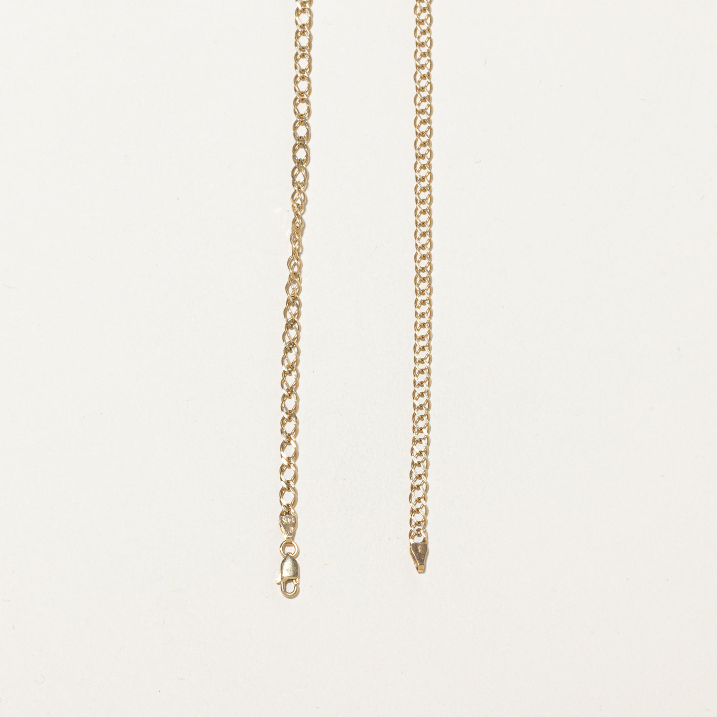 14k Yellow Gold Double Link Chain | 20"