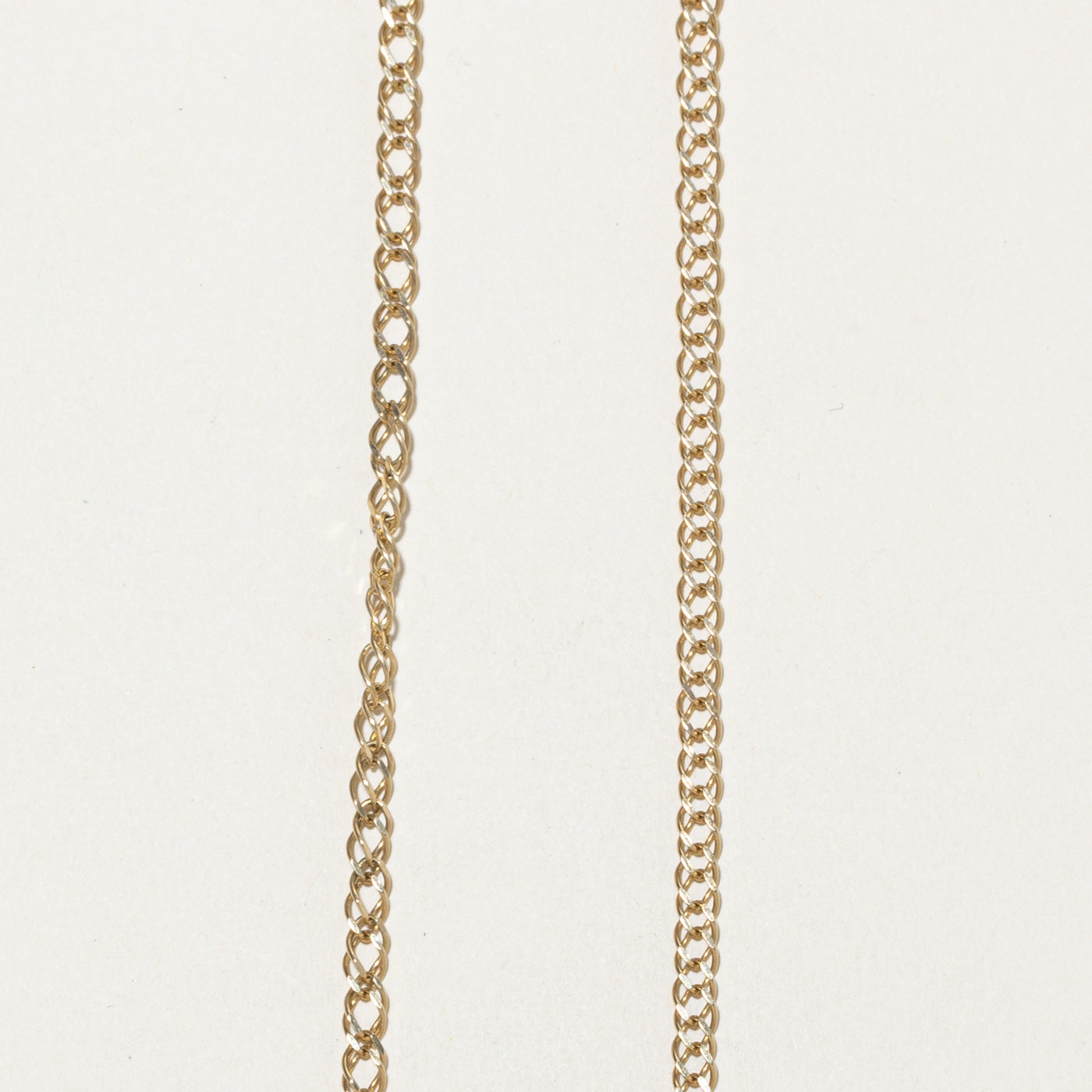 14k Yellow Gold Double Link Chain | 20"