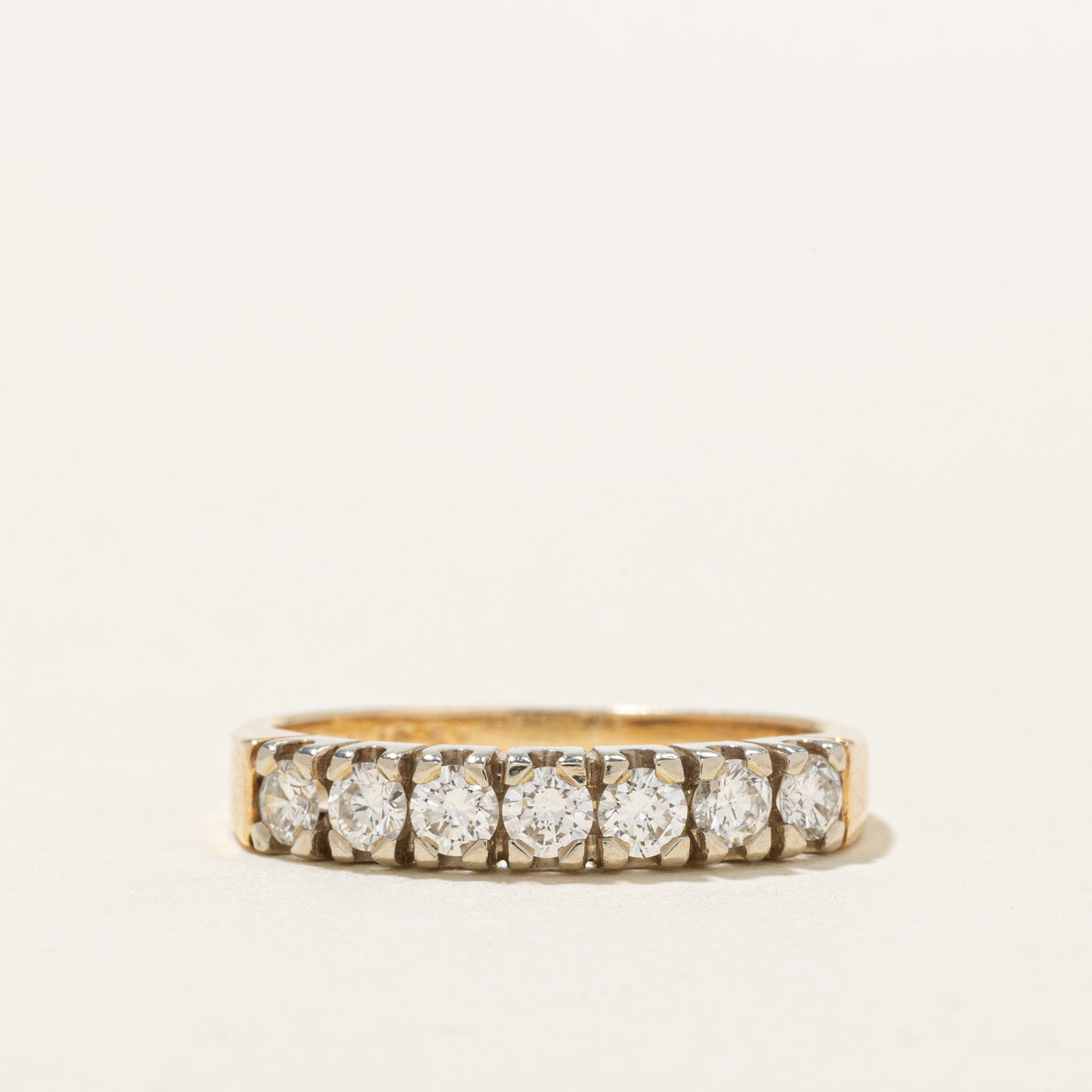 'Birks' 14K Semi Eternity Diamond Band | 0.50ctw | SZ 6.25