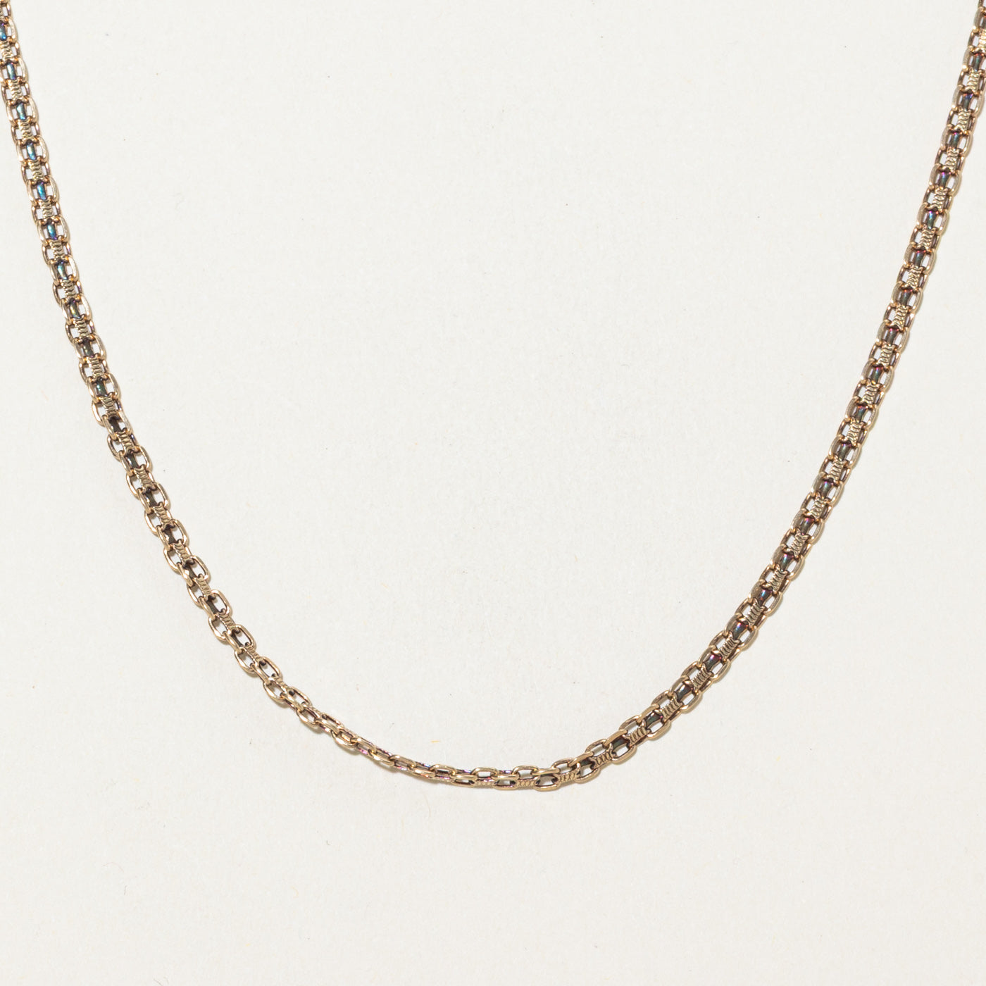 14k Yellow Gold Bismarck Chain | 22"