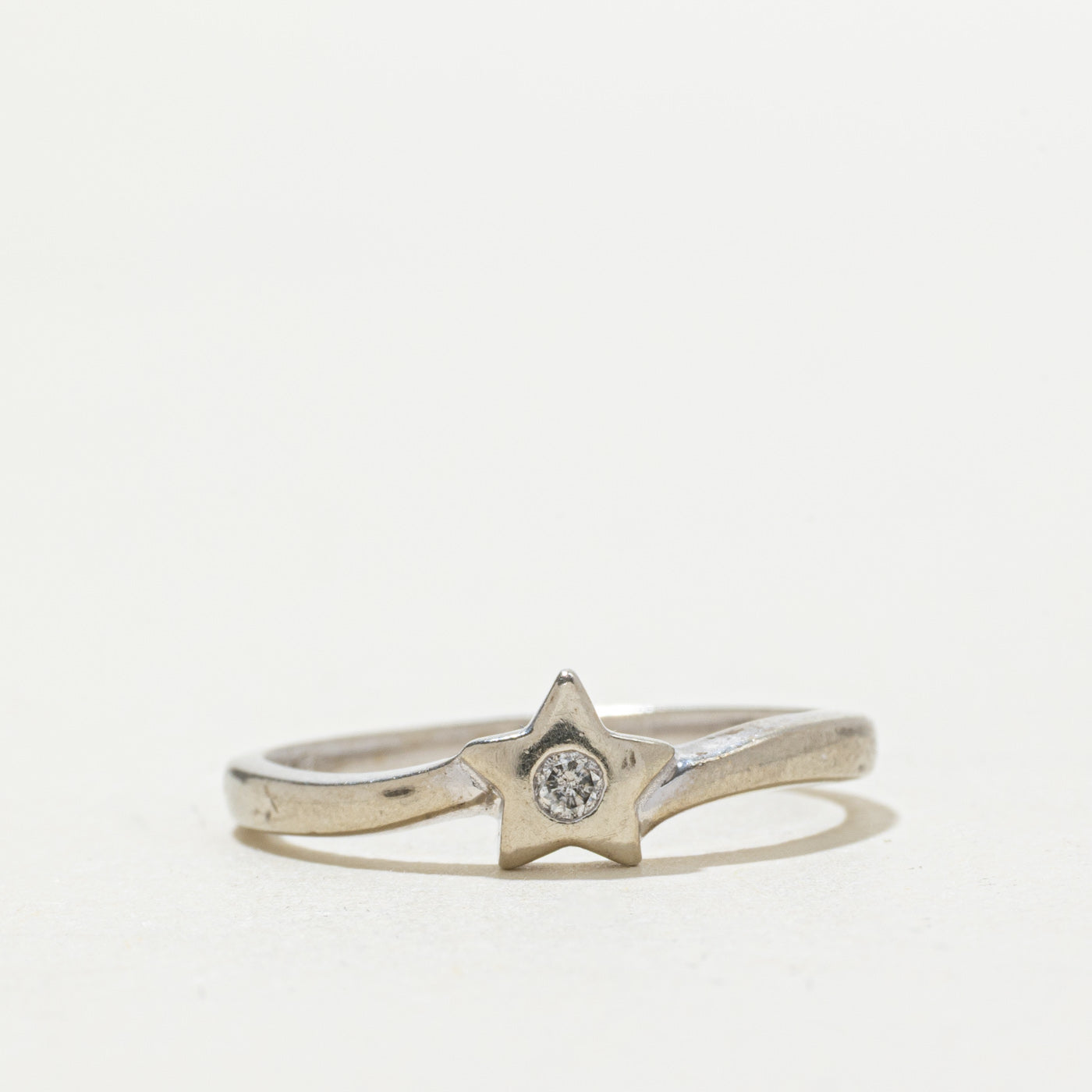 10k Diamond Star Ring | SZ 6