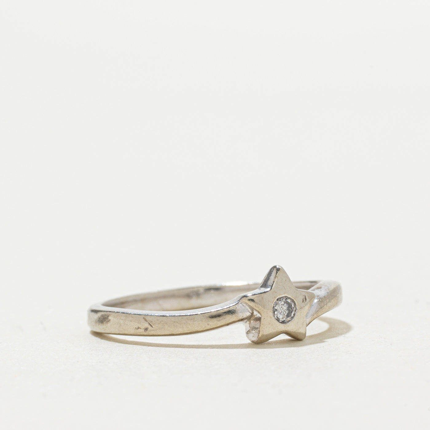 10k Diamond Star Ring | SZ 6