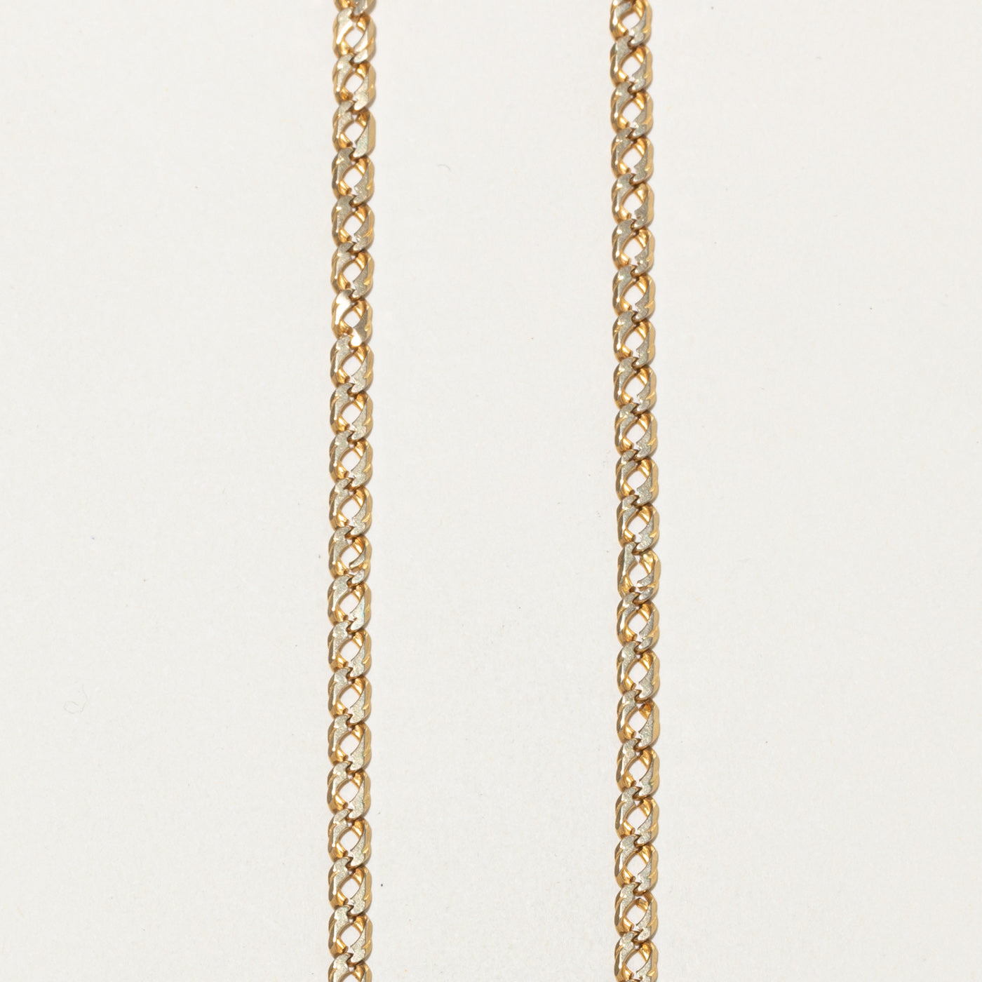 Italian 14k Yellow Gold Curb Link Chain | 21"