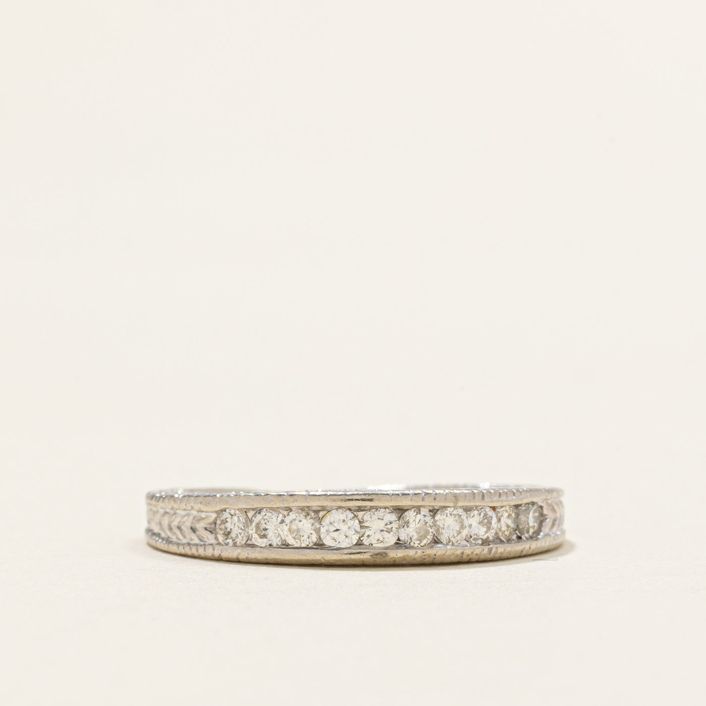 10K Semi Eternity Channel Set Diamond Band | 0.20ctw | SZ 5.0