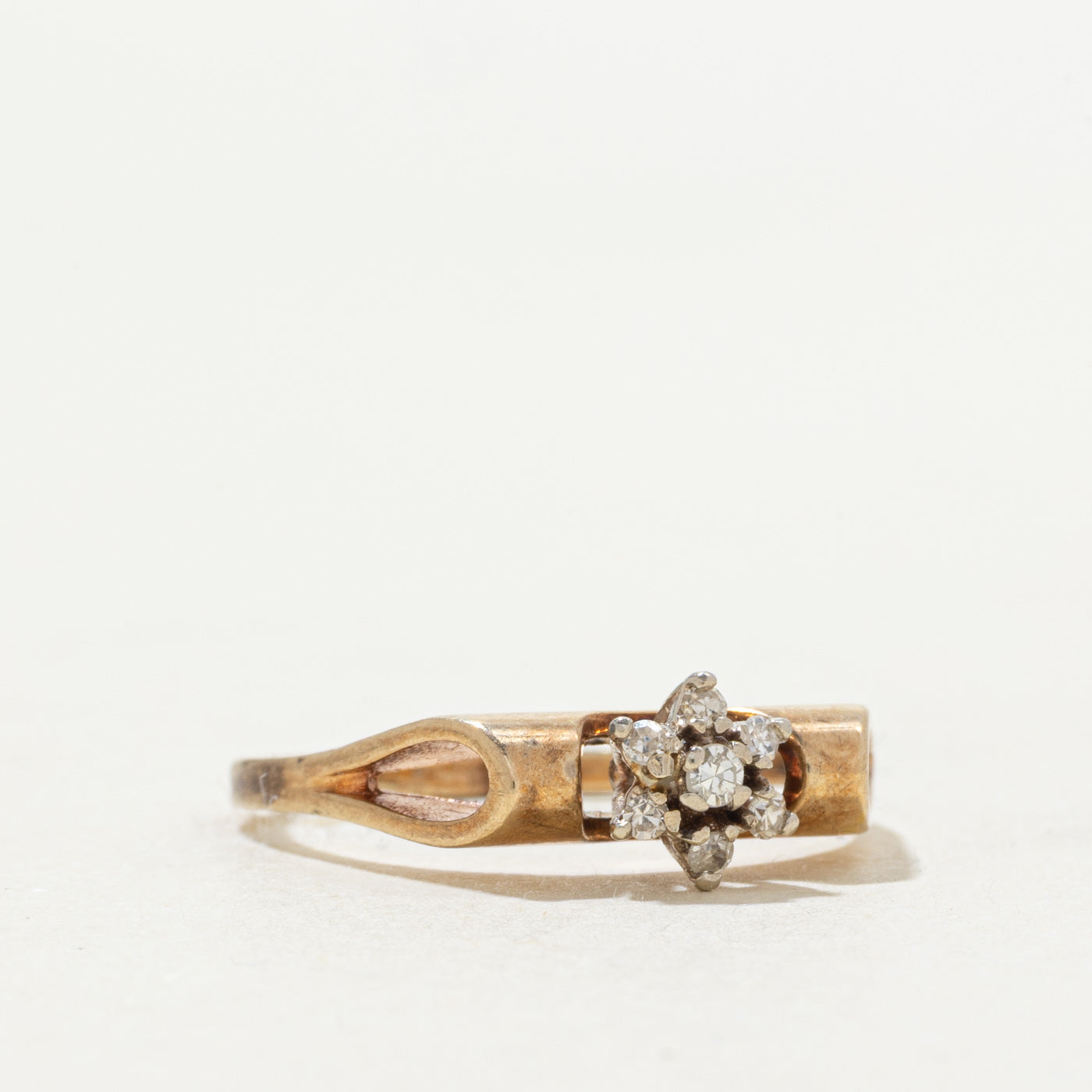 10k Diamond Petal Cluster Ring | SZ 4.75