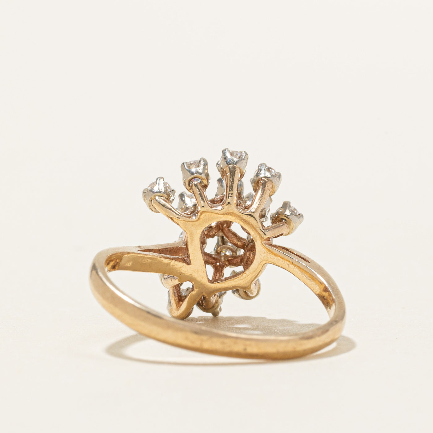 10K Diamond Cluster Ring | 0.40ctw | SZ 6.75