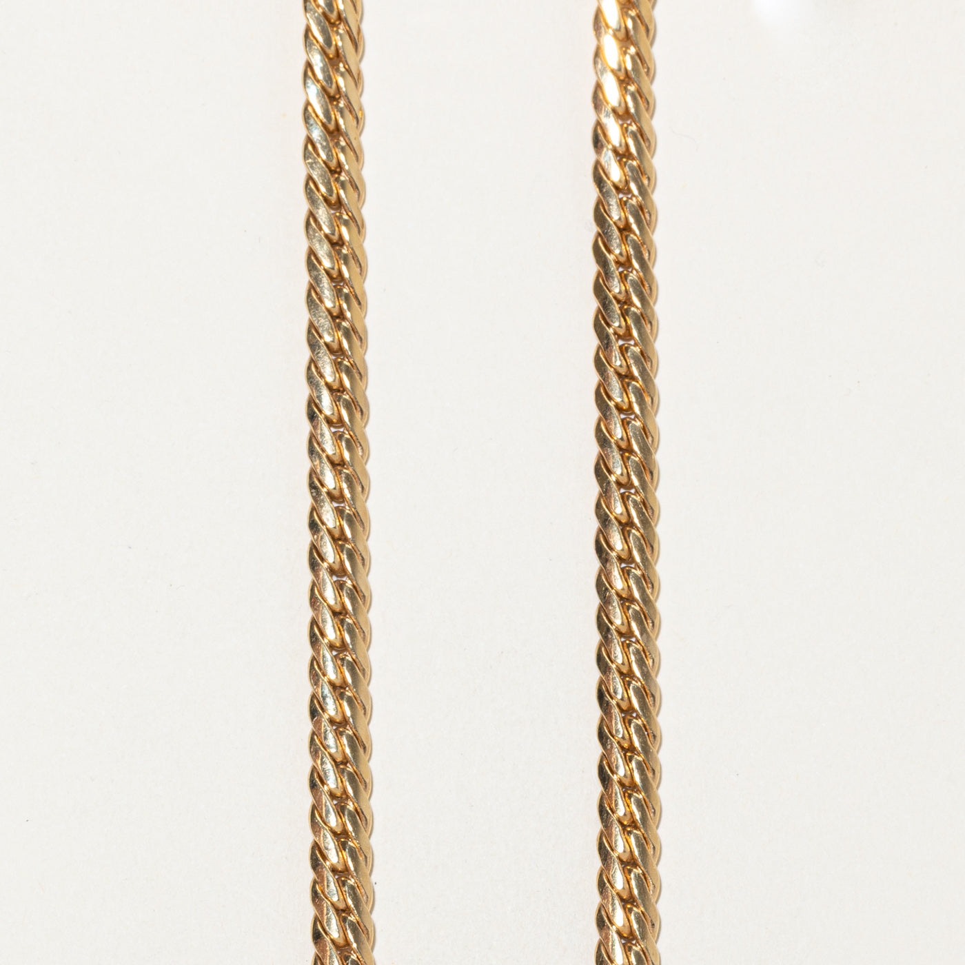 18k Yellow Gold Cuban Link Chain | 17"