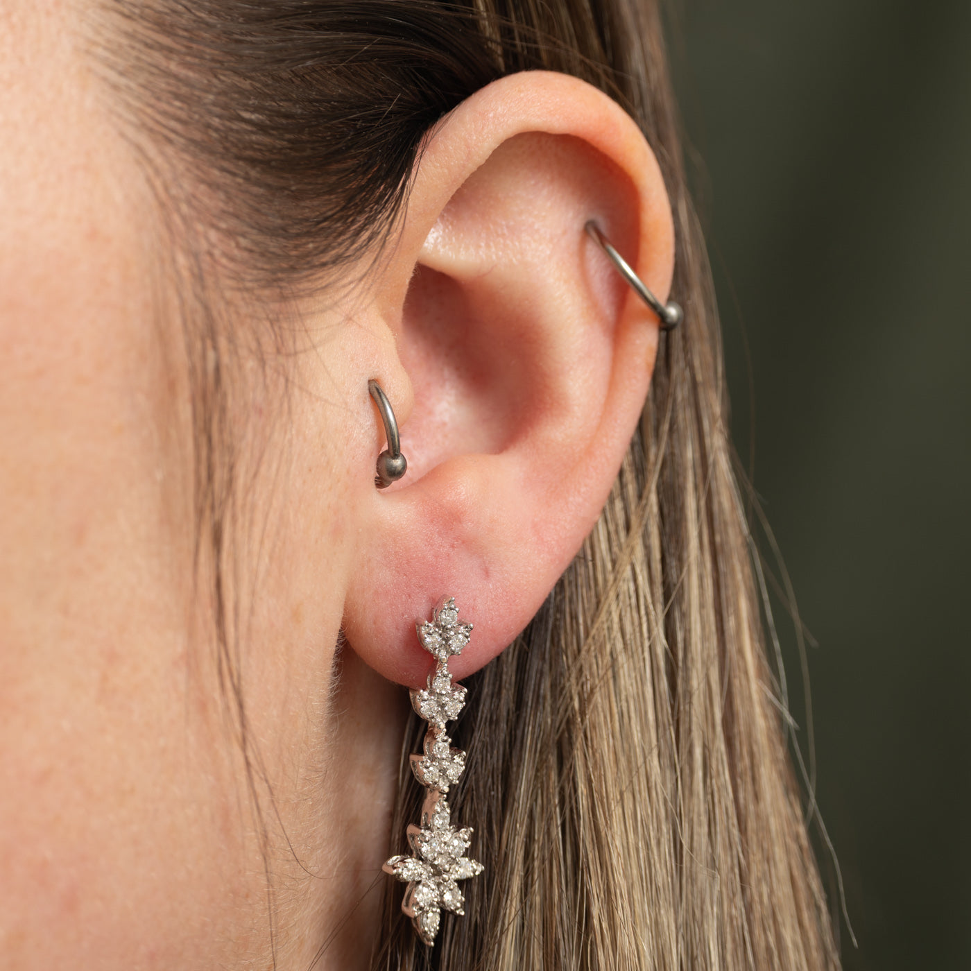 Boucles d'oreilles en or 18 carats ***4293-70