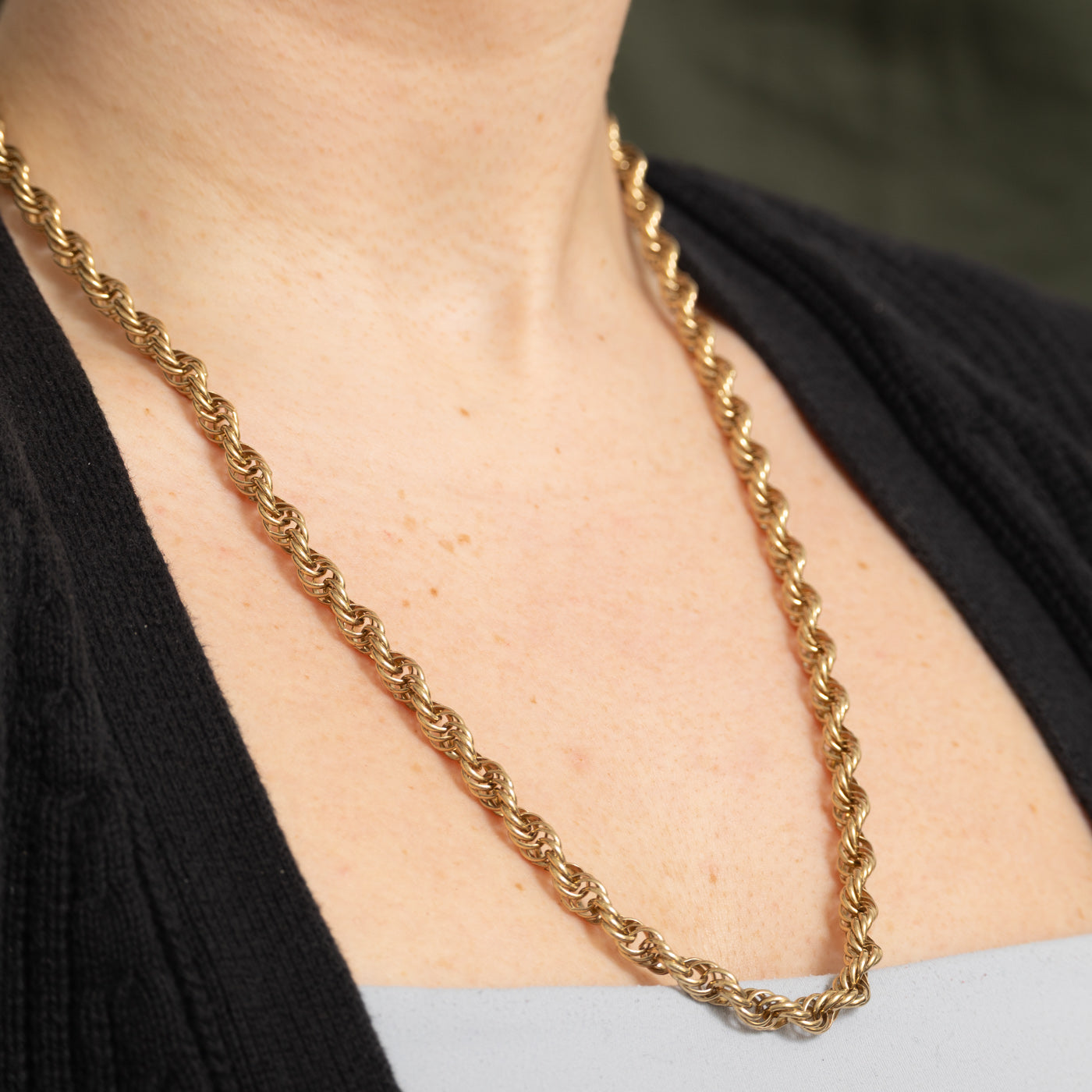9k Yellow Gold Prince of Wales Chain | 24"