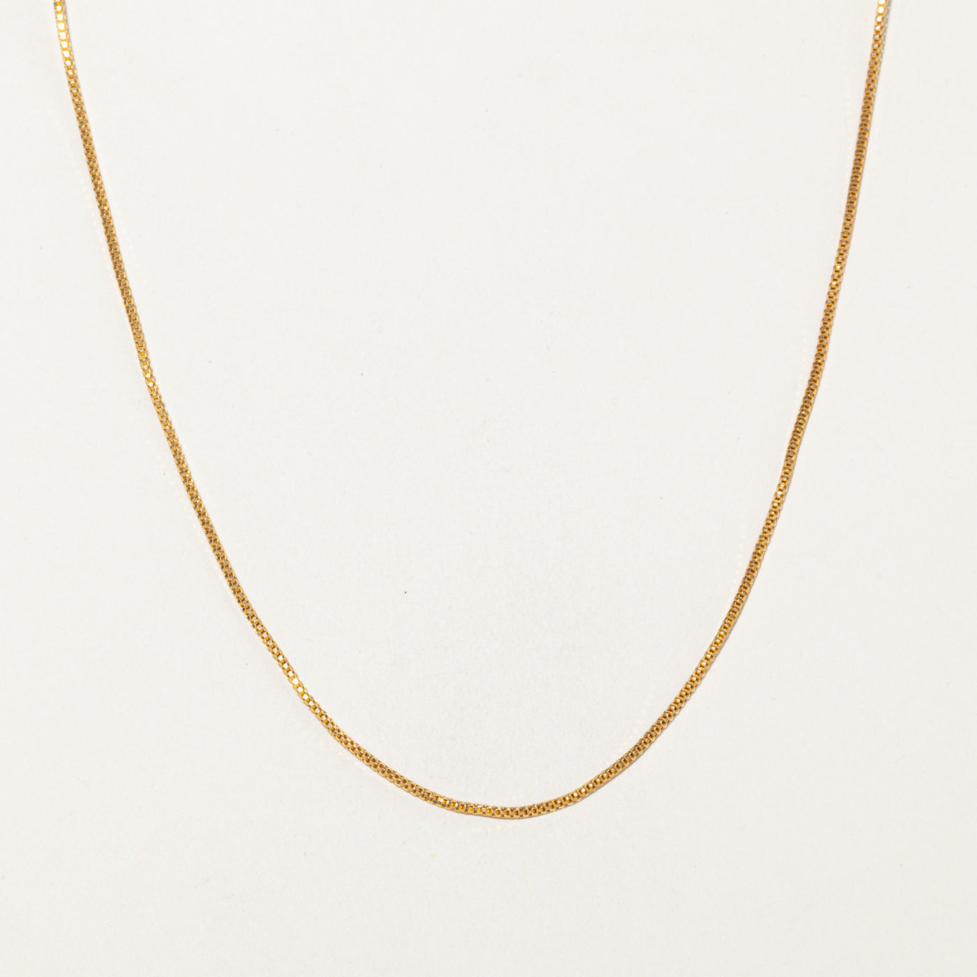 Chaîne maille forçat en or jaune 18 carats | 61 cm