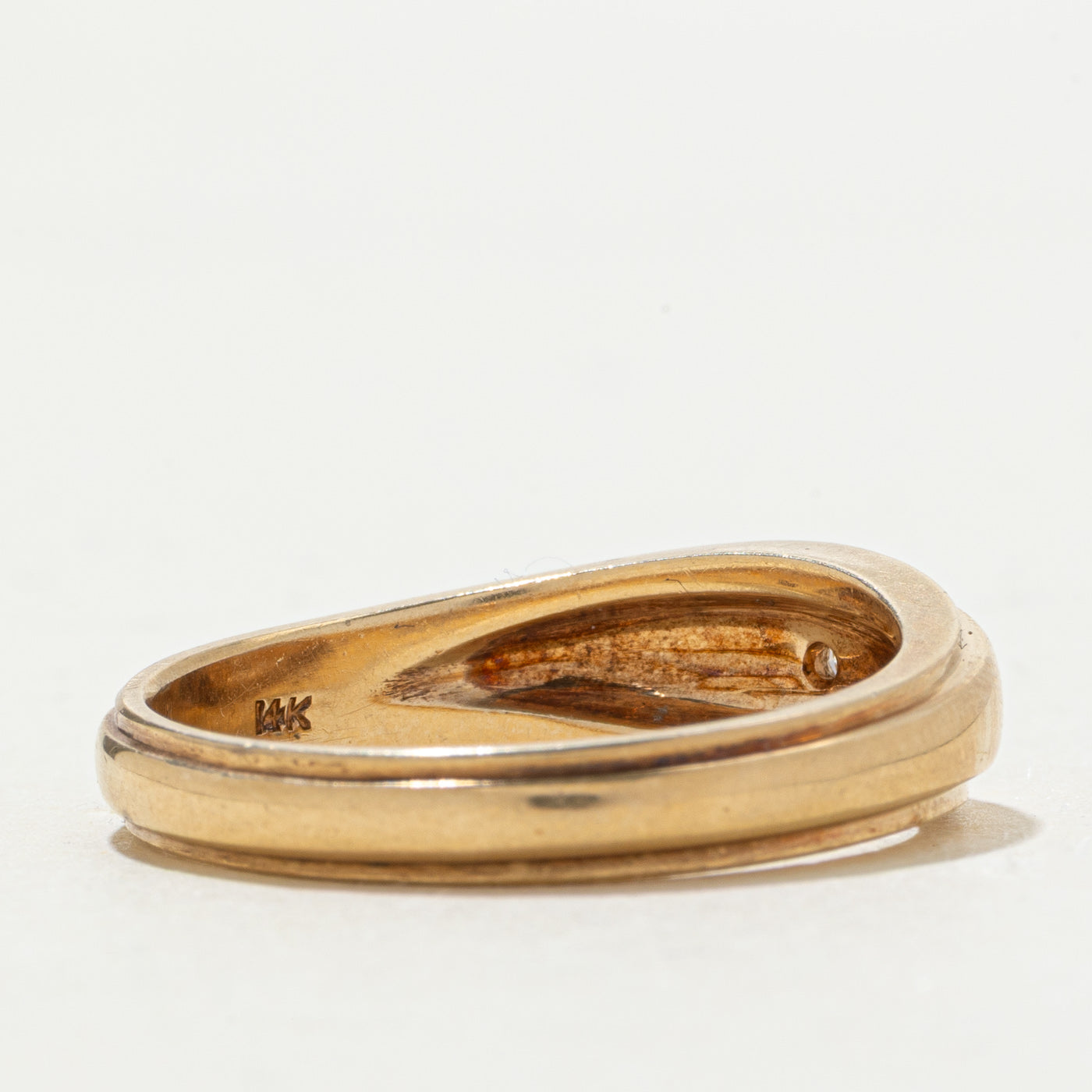 ‘Birks’ 14k Star Set Diamond Band | SZ 11.25