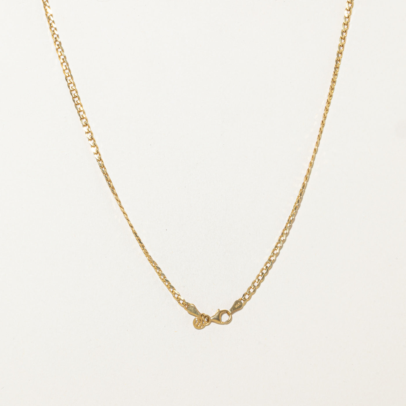 18k Yellow Gold Curb Chain | 26"